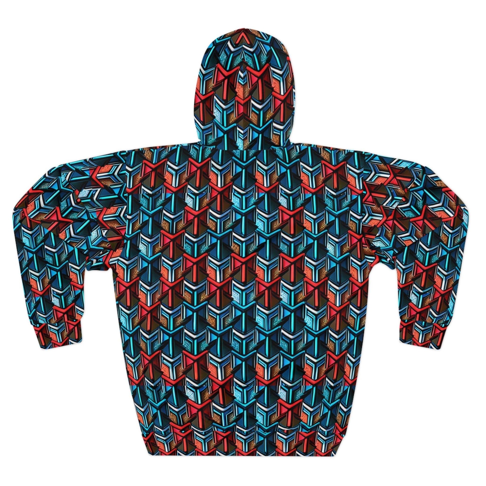 Geotrick Unisex Pullover Hoodie - Lizard Vigilante