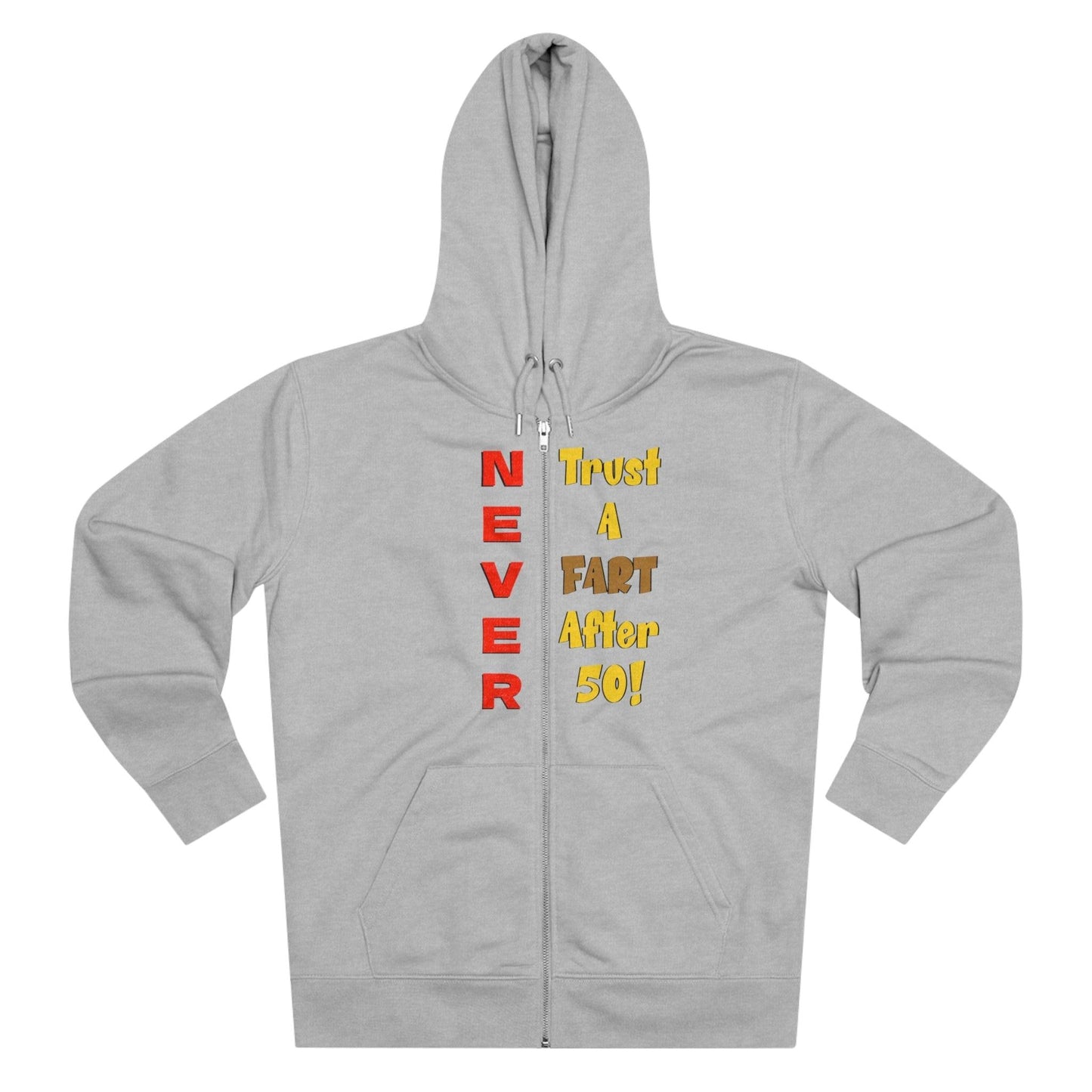 NEVER Trust A Fart After Fifty! Men's Cultivator Zip Hoodie - Lizard Vigilante