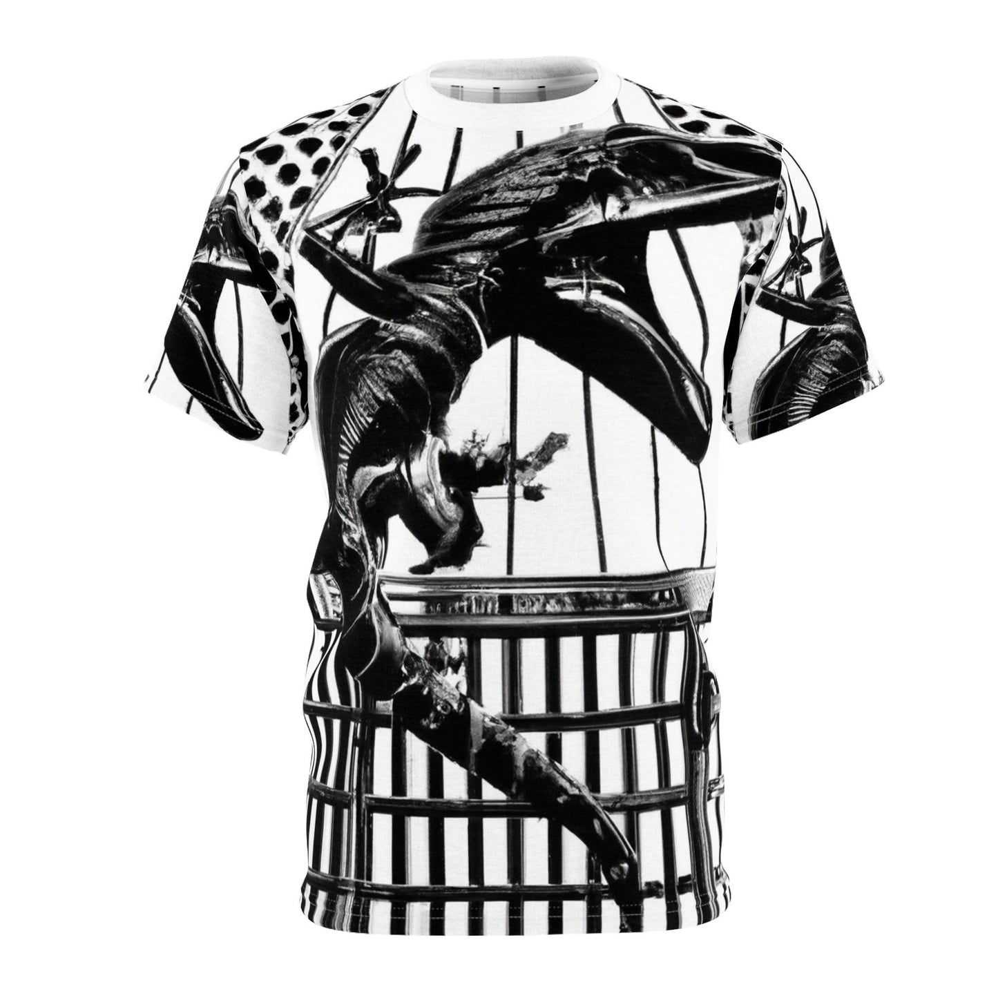 Dino Escapee Unisex Cut & Sew Tee - Lizard Vigilante