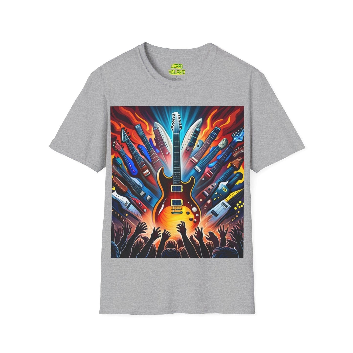 Electric Heroes Unisex Softstyle T-Shirt - Lizard Vigilante