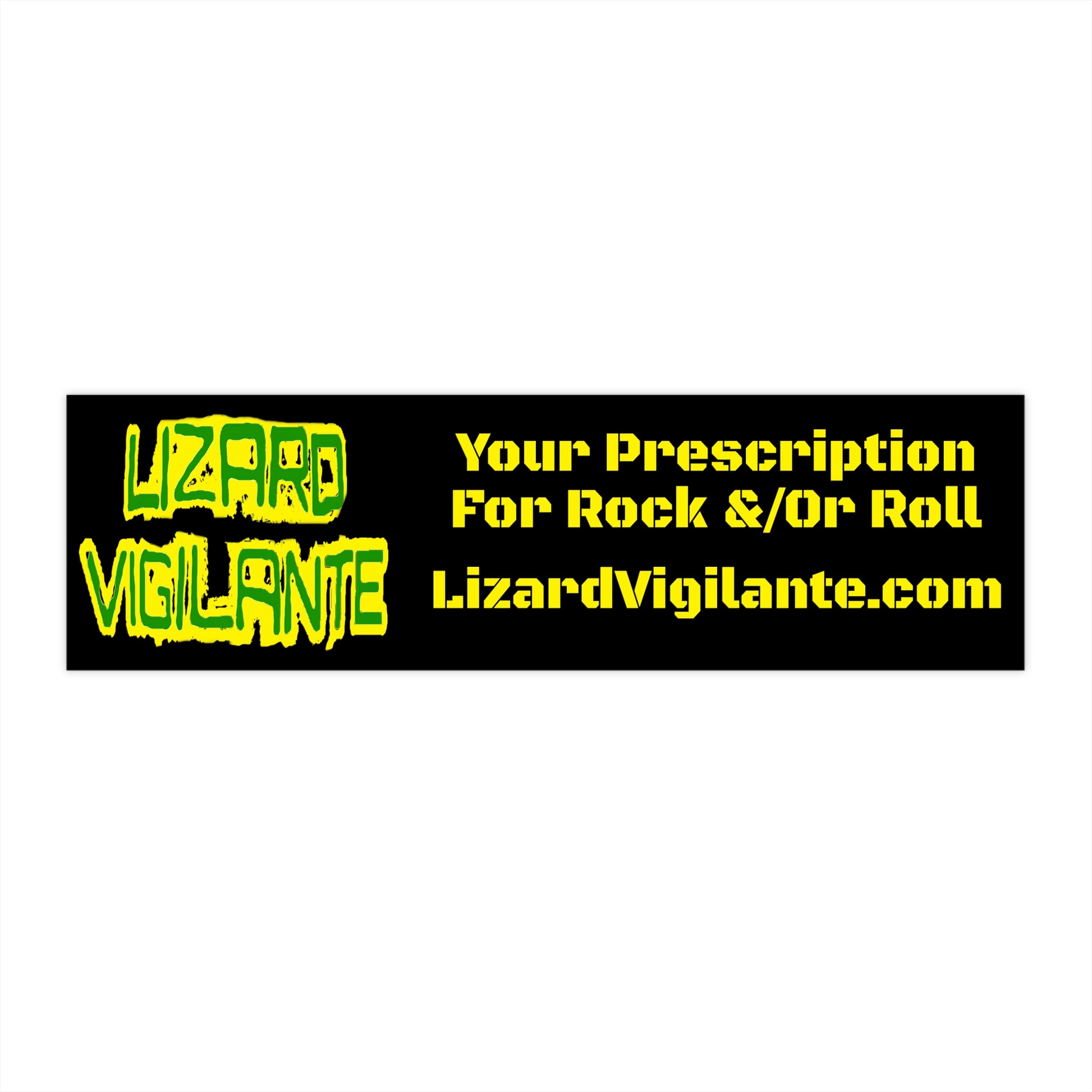 Lizard Vigilante Bumper Stickers - Lizard Vigilante