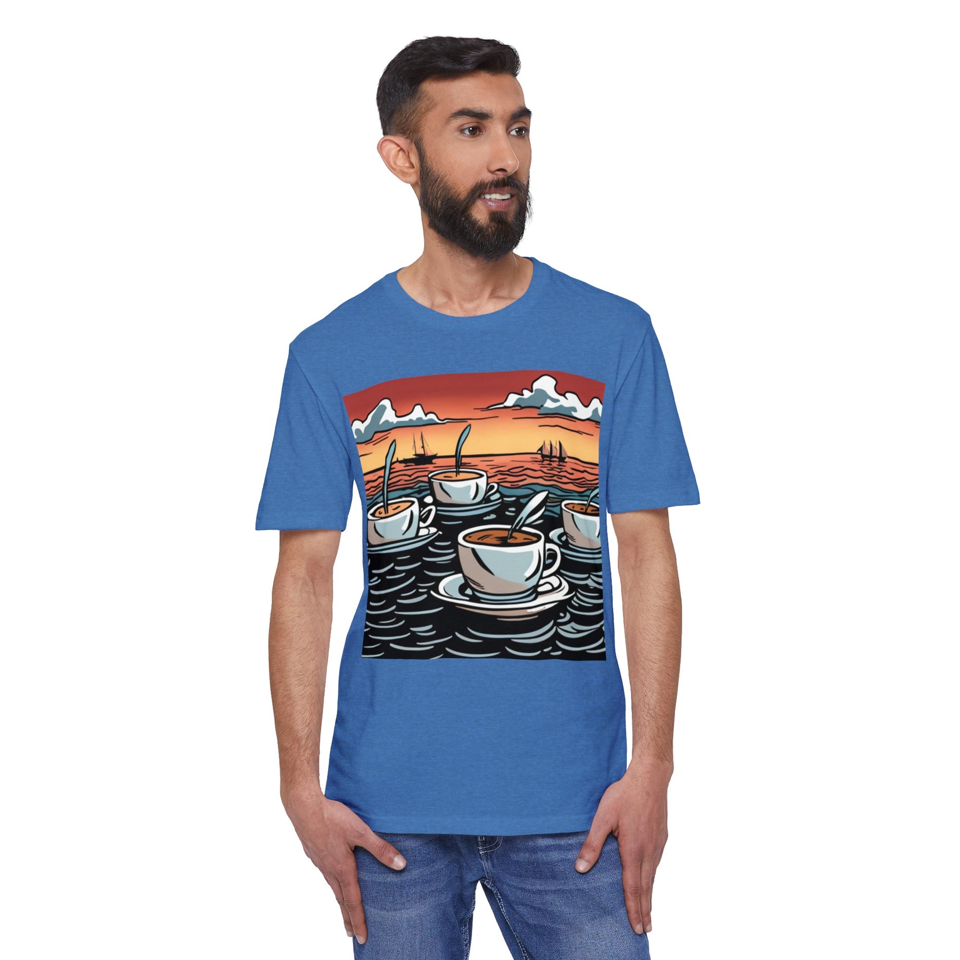 Coffee Boats Unisex District® Re-Tee® - Lizard Vigilante