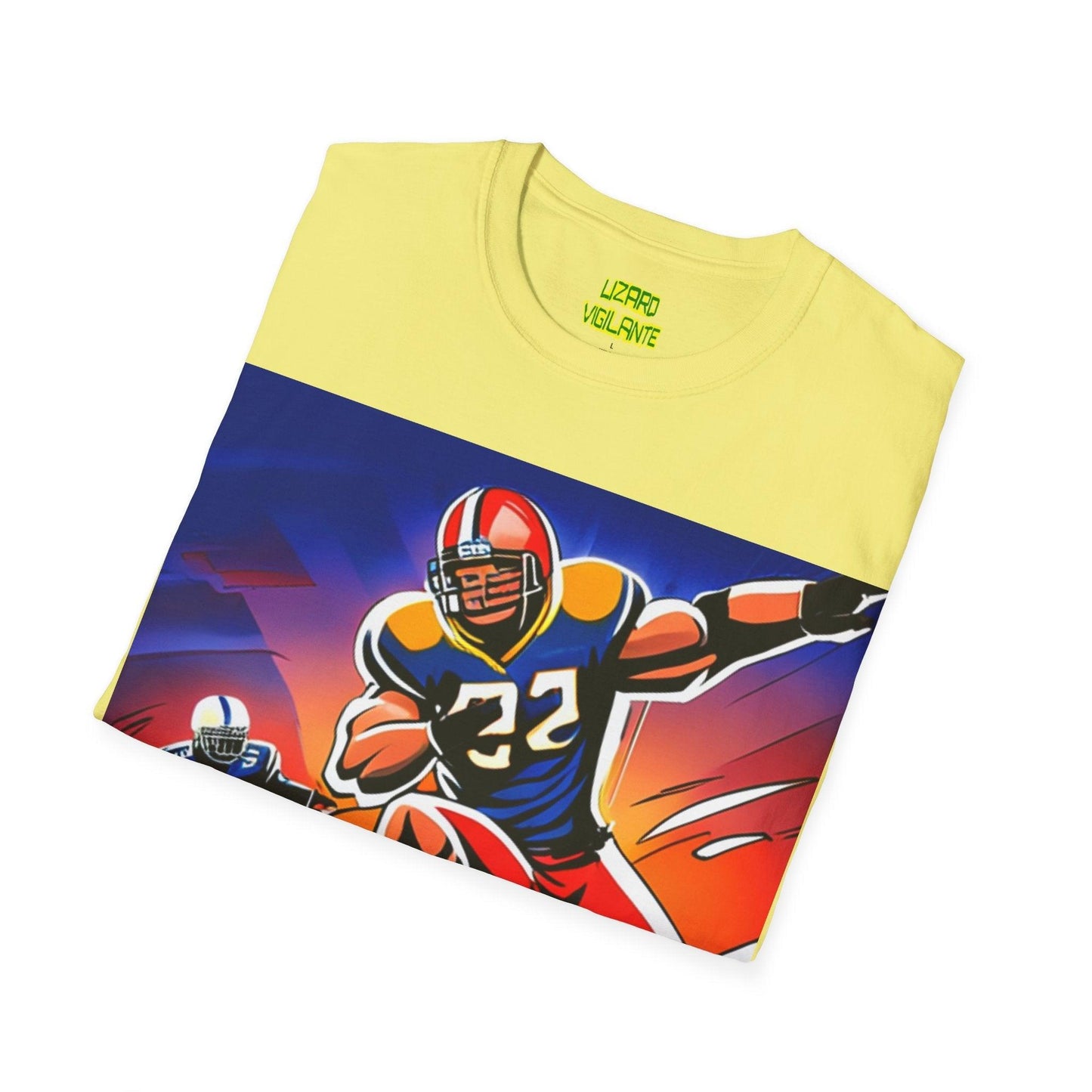 American Football Players Unisex Softstyle T-Shirt - Lizard Vigilante