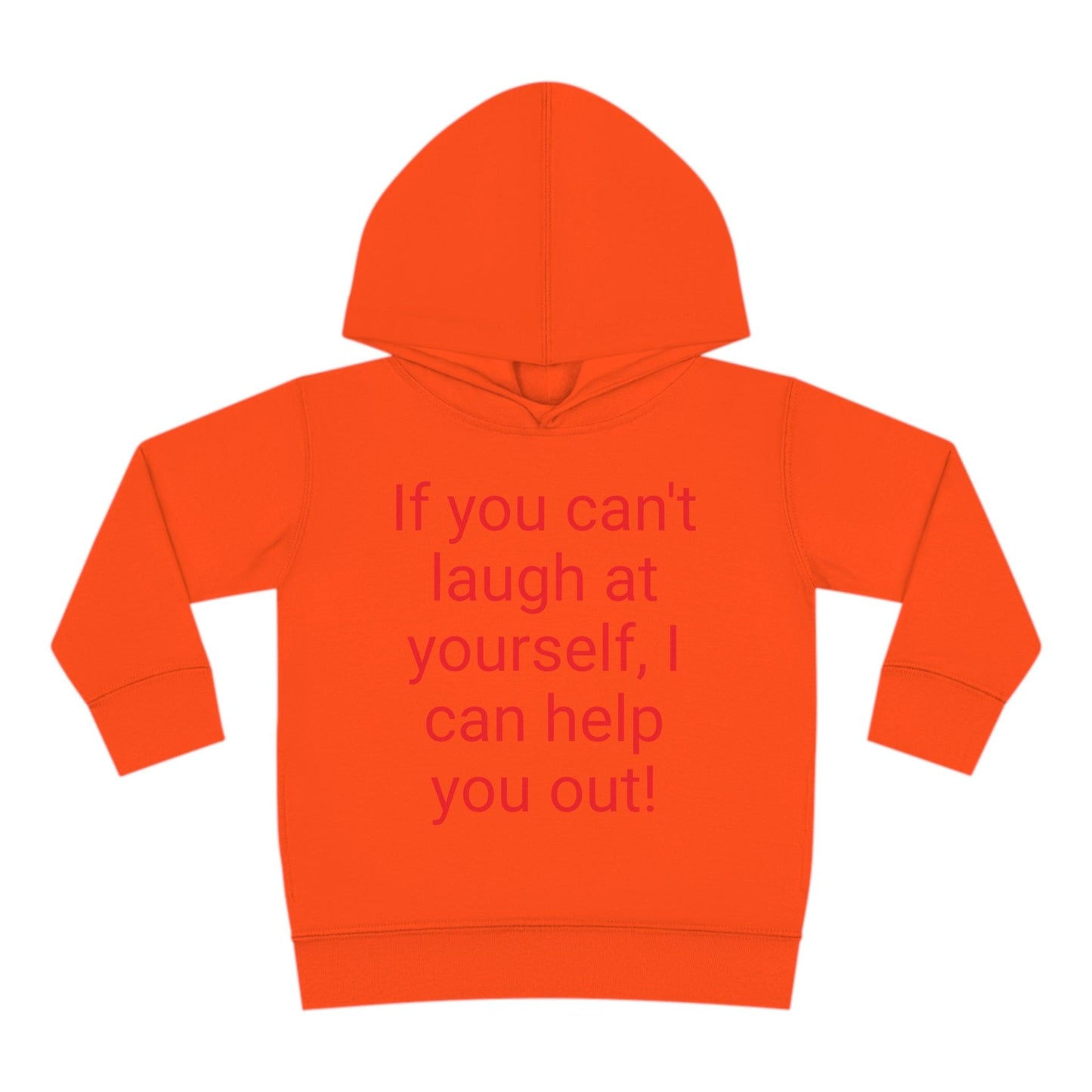 If You Can't laugh Toddler Pullover Fleece Hoodie - Lizard Vigilante