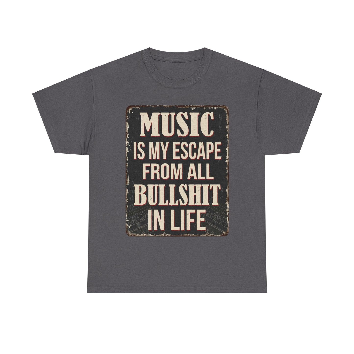 Music Escape Unisex Heavy Cotton Tee - Lizard Vigilante