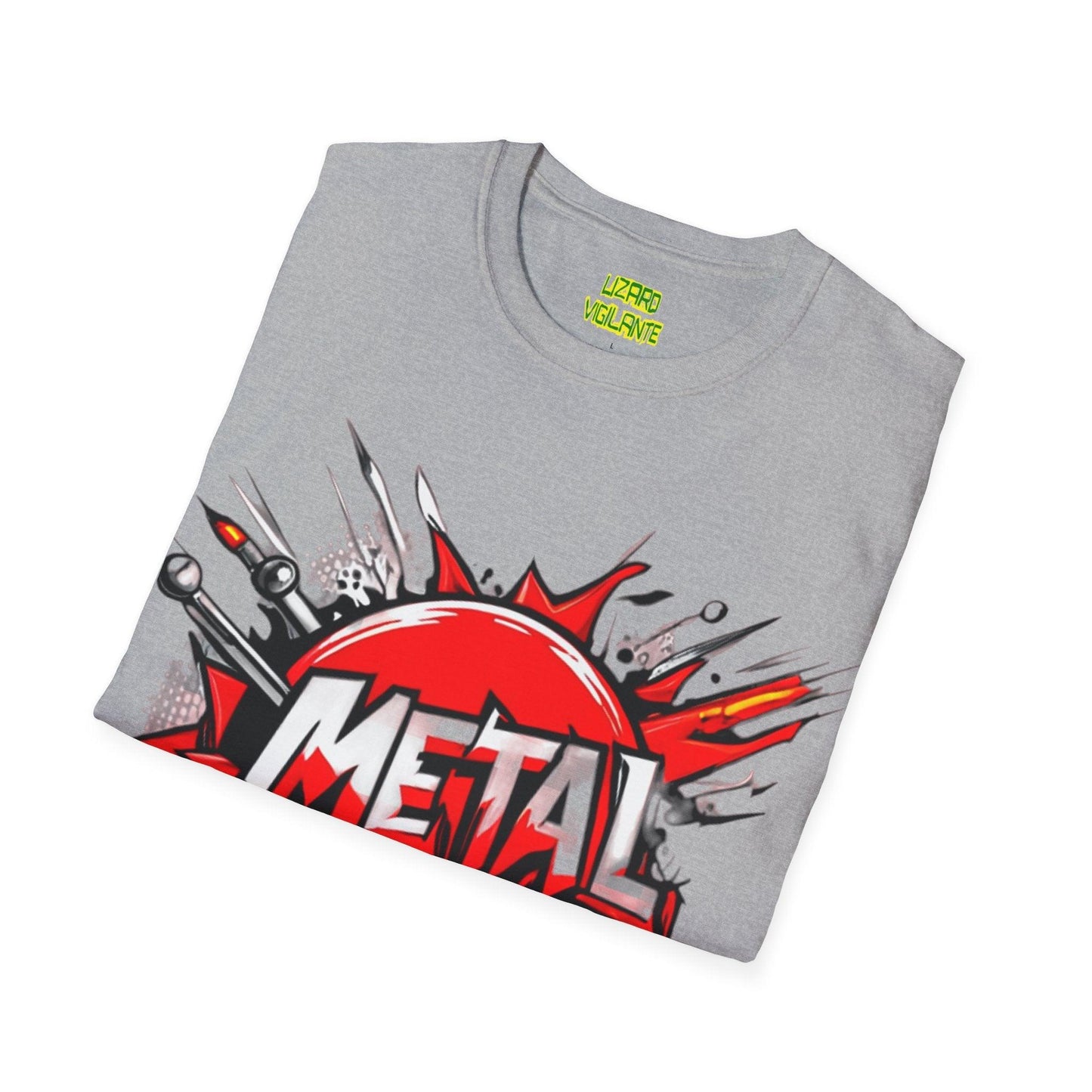 Metal Balls Unisex Softstyle T-Shirt - Lizard Vigilante