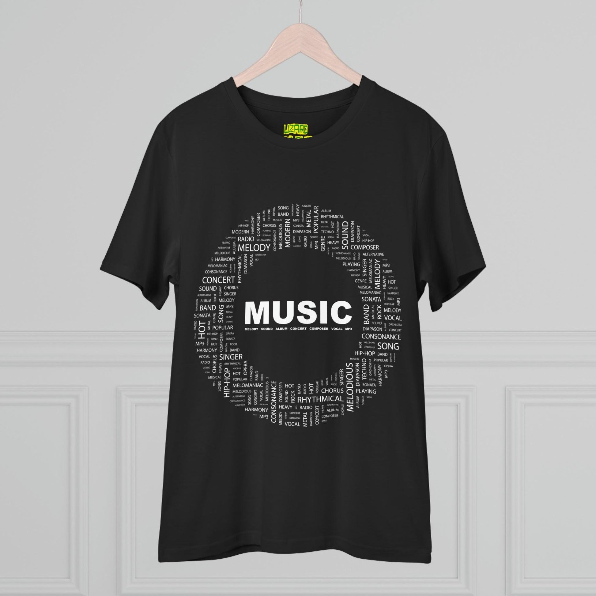 Music Circ Graphic Organic Creator T-shirt - Unisex - Lizard Vigilante