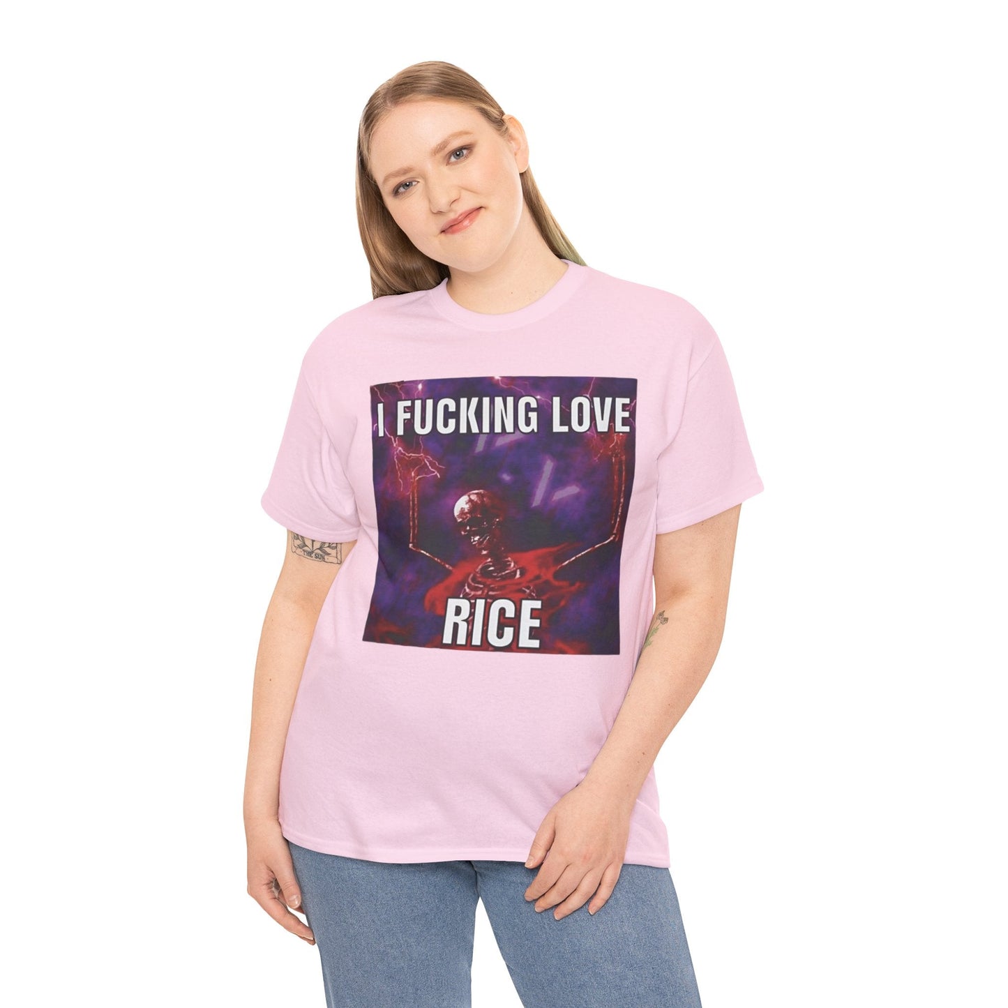 I Fucking Love Rice Meme Shirt – Funny Food Humor T-Shirt