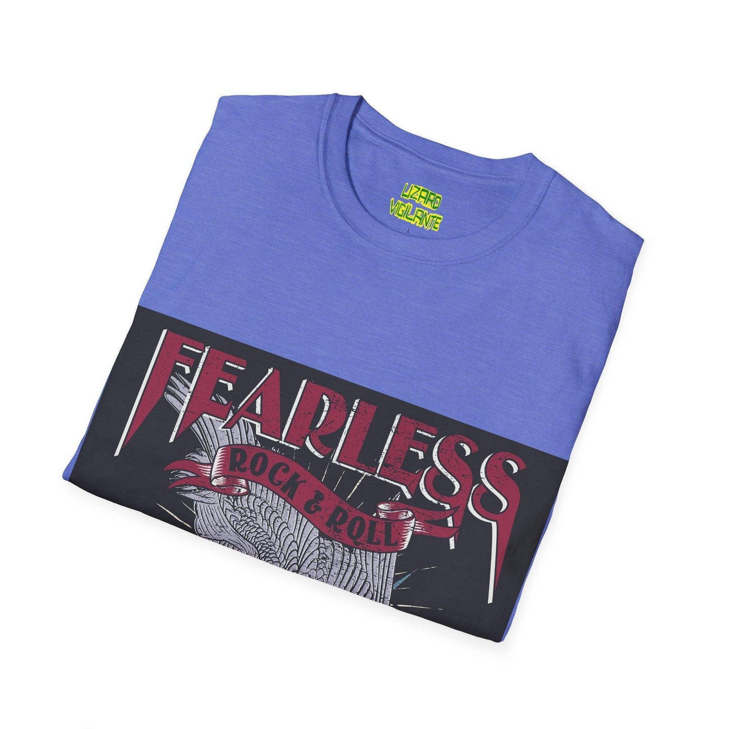 Fearless Rock & Roll Unisex Softstyle T-Shirt - Lizard Vigilante