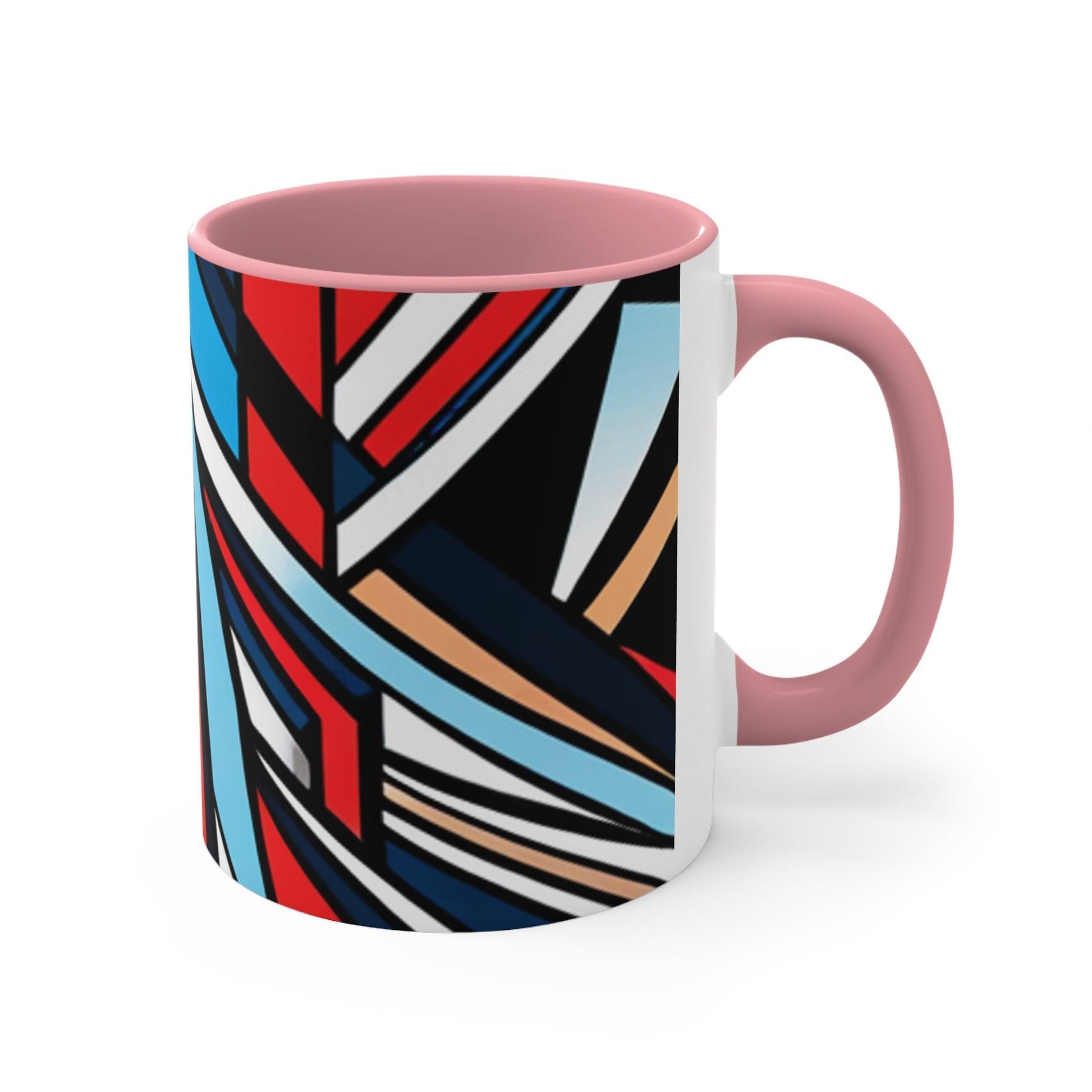 Geometricked Accent Coffee Mug, 11oz - Lizard Vigilante