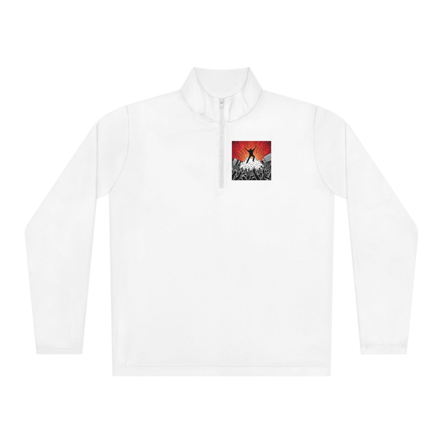 Metal Concert Unisex Quarter-Zip Pullover - Lizard Vigilante