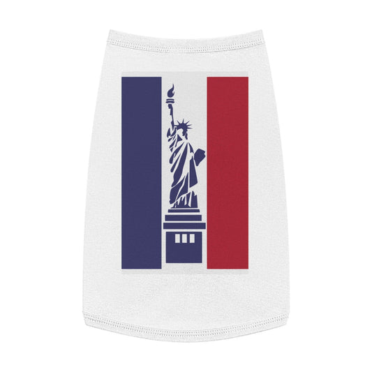 Statue of Liberty Patriotic Pet Tank Top - Lizard Vigilante