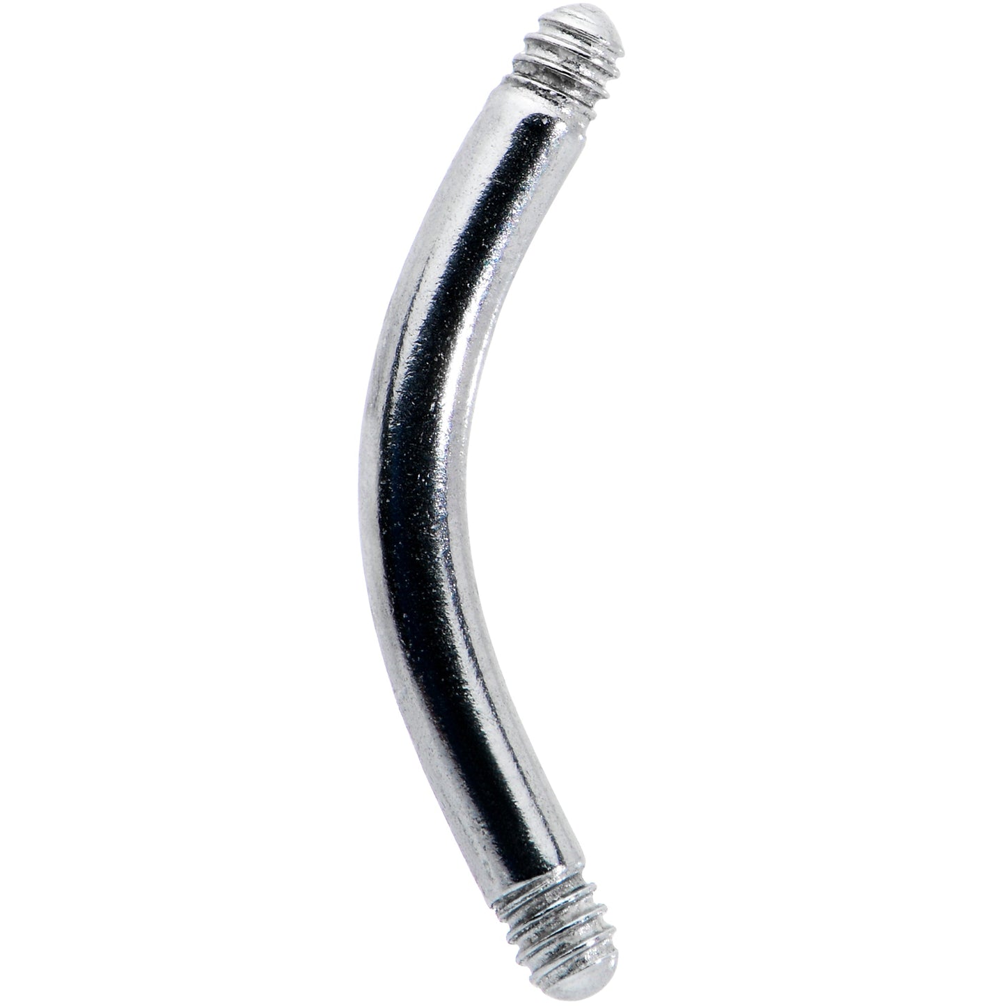 14G 316l Stainless Steel Replacement Curved Barbell 3/8