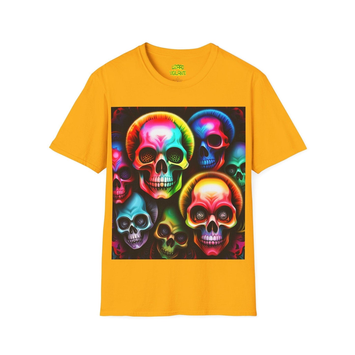 Pile Of Beautiful Skullers Unisex Softstyle T-Shirt - Lizard Vigilante