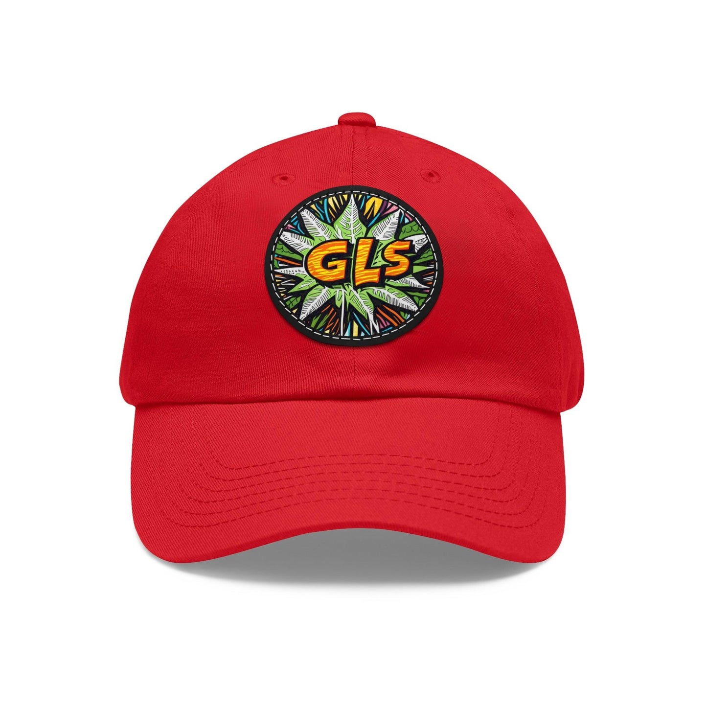 GreenLeaf Silo "GLS" Dad Hat with Leather Patch (Round) - Lizard Vigilante