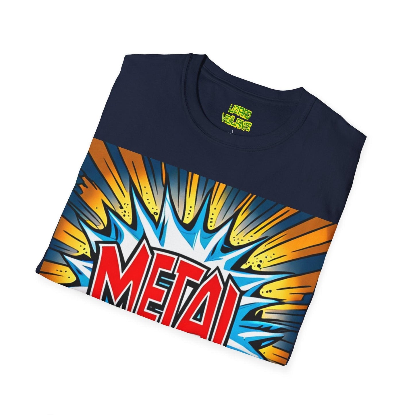 METAL Blasted Unisex Softstyle T-Shirt - Lizard Vigilante