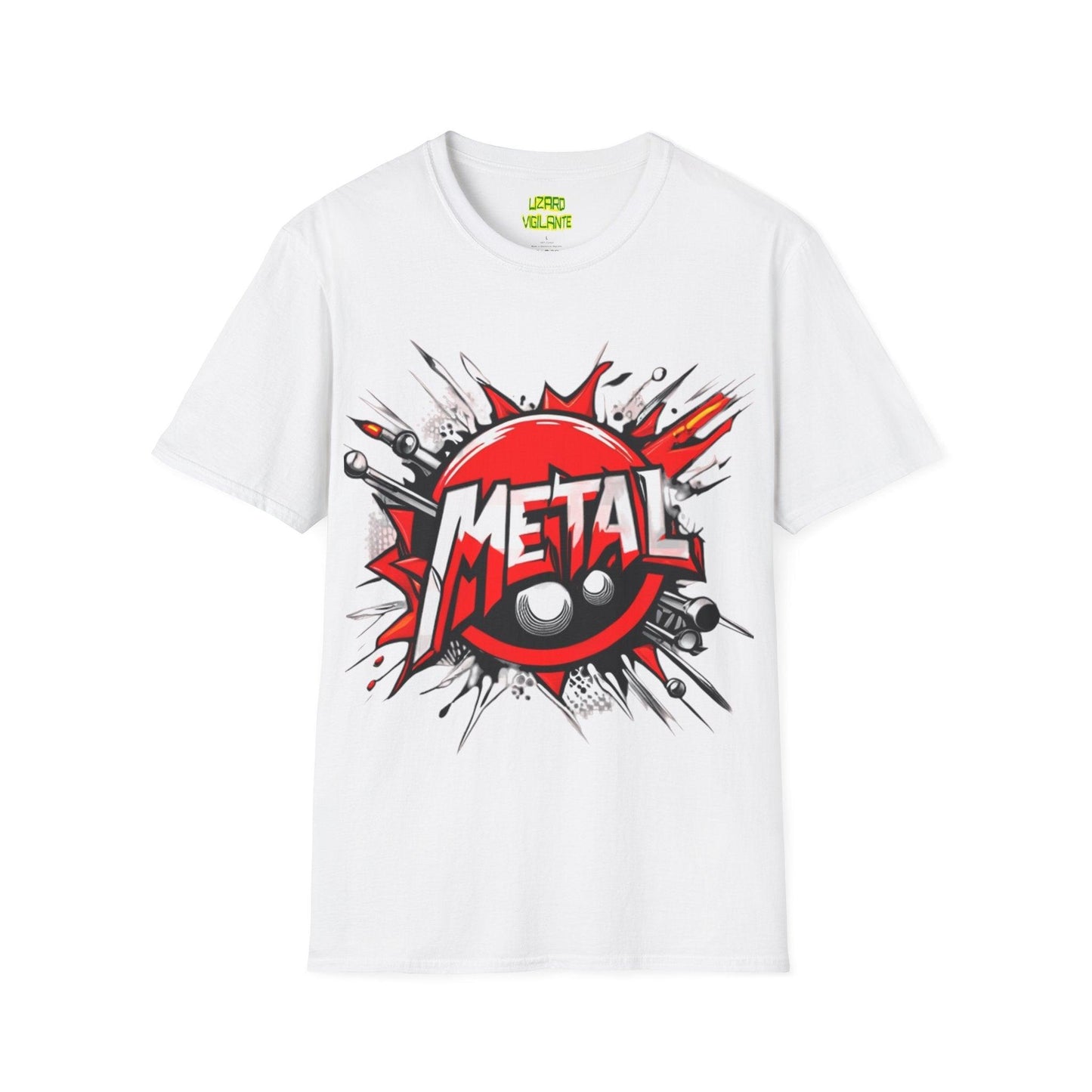 Metal Balls Unisex Softstyle T-Shirt - Lizard Vigilante