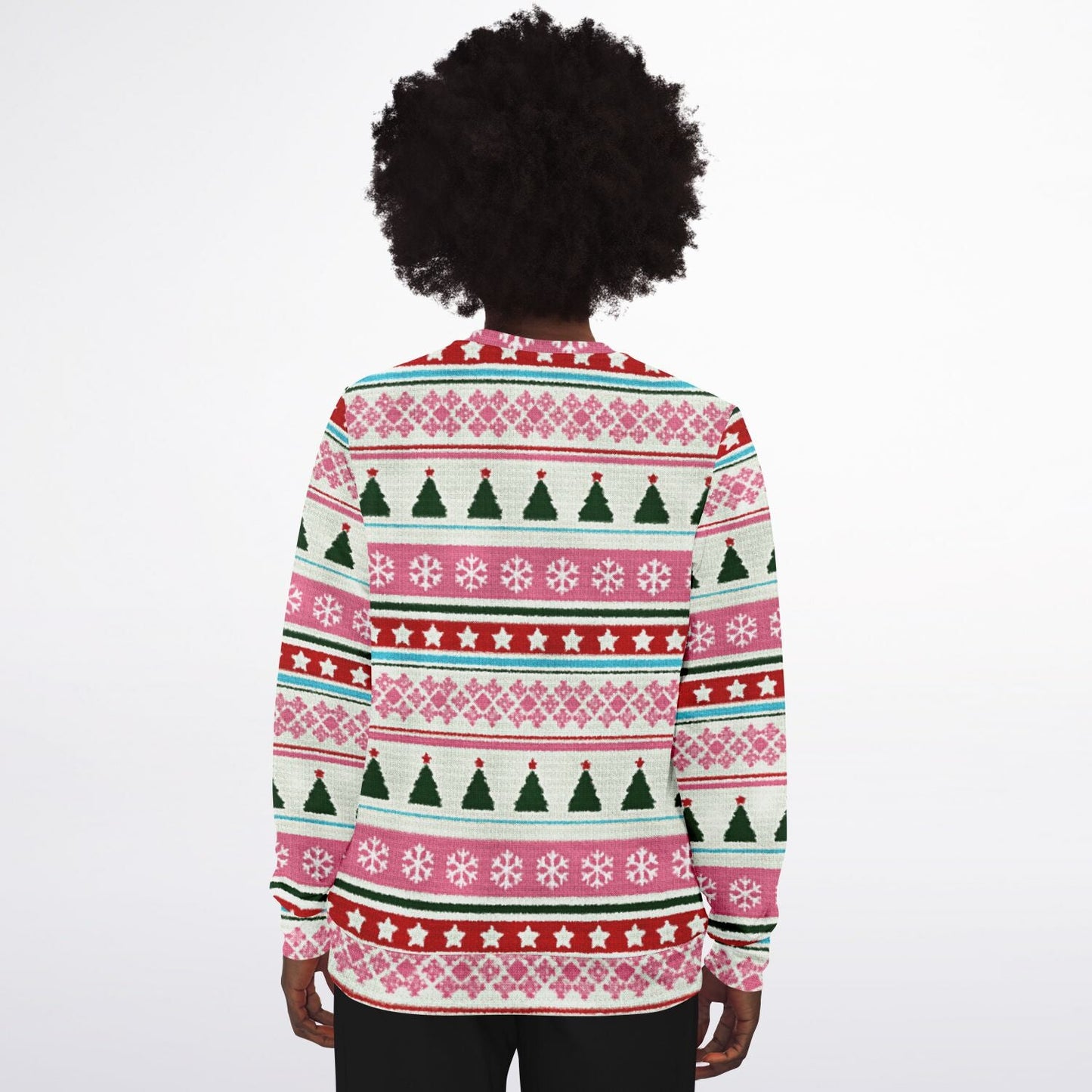 Flamingo Winter Vibes Ugly Christmas Sweatshirt