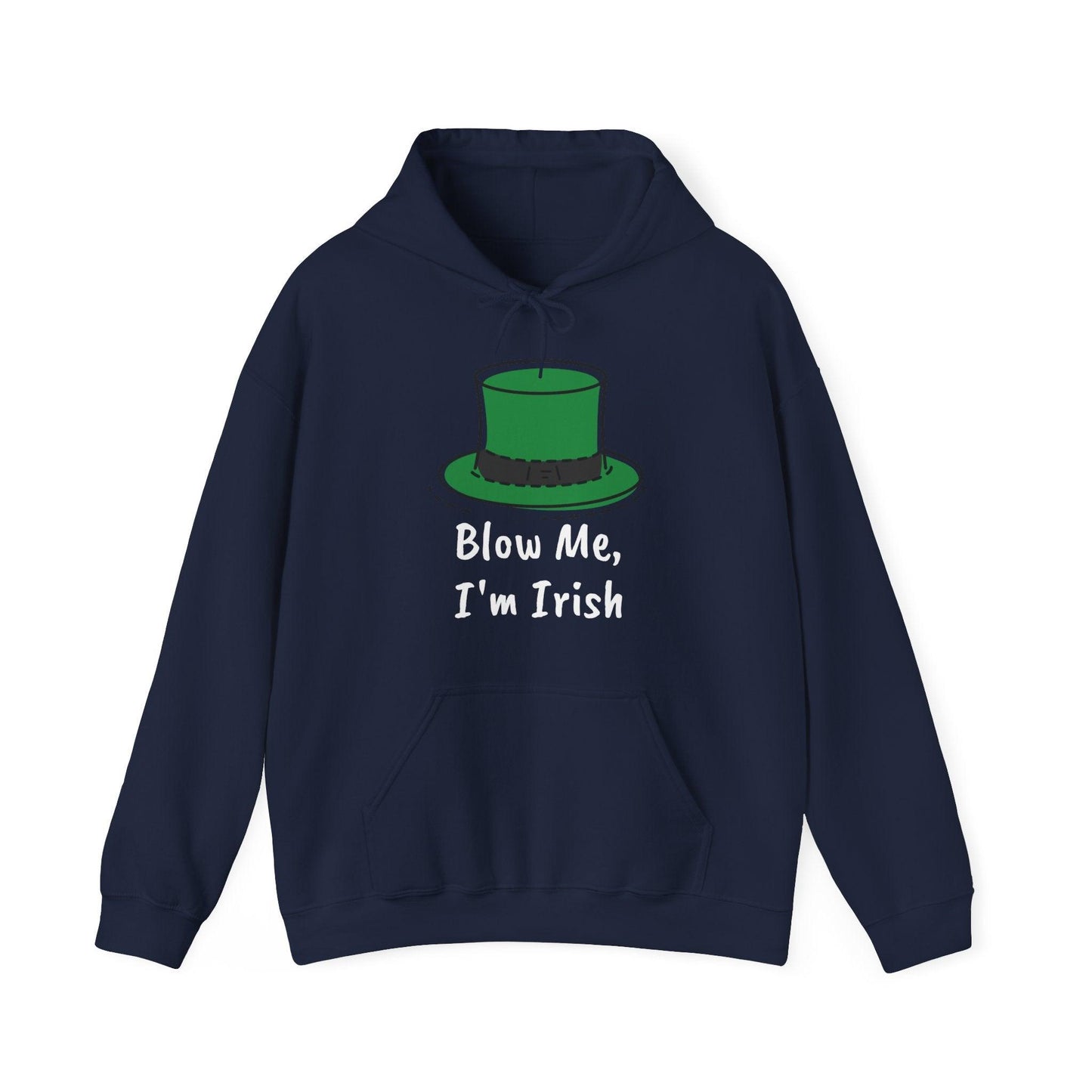 Blow Me, I'm Irish St. Patrick's Day Unisex Heavy Blend™ Hooded Sweatshirt - Lizard Vigilante