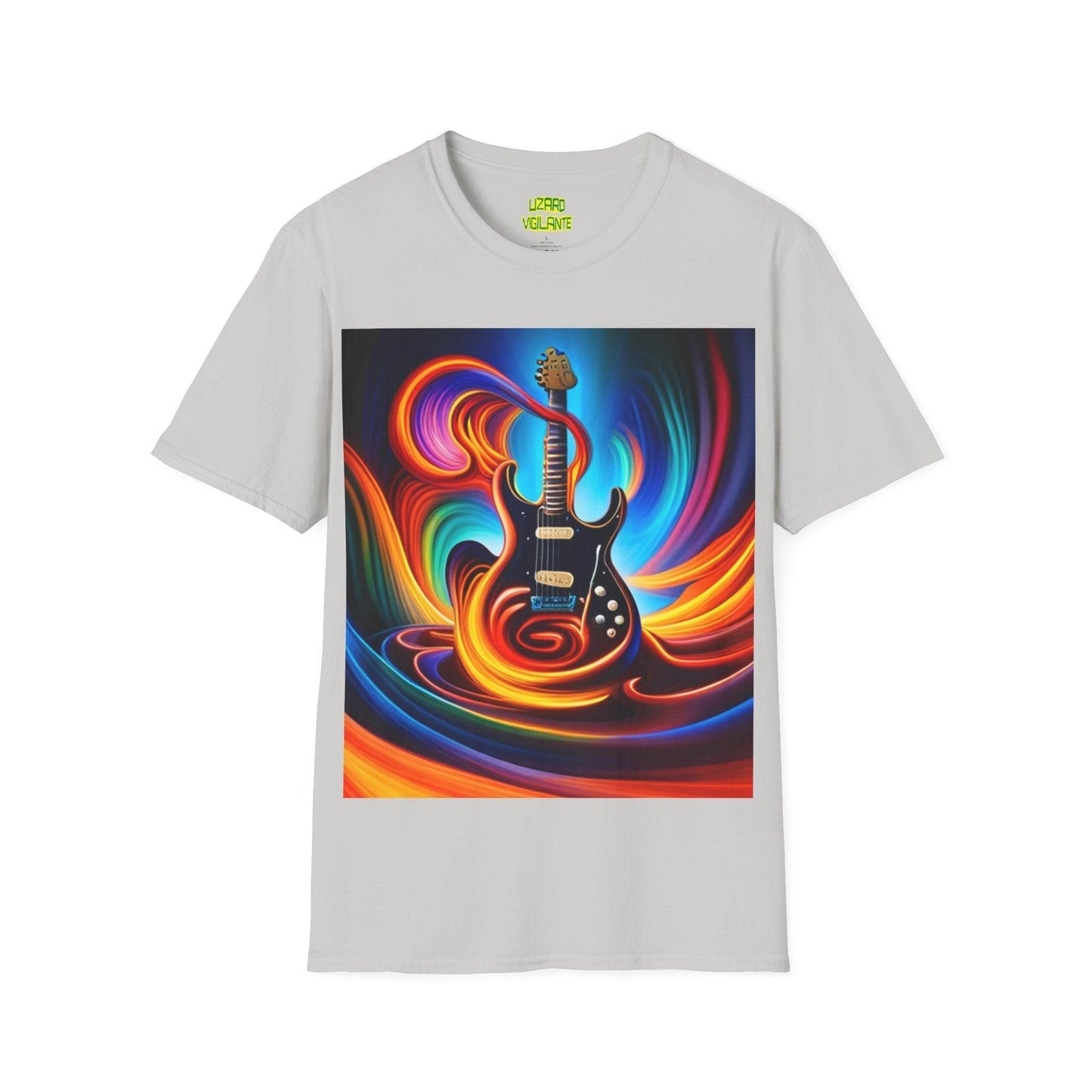 Tornado Guitar Unisex Softstyle T-Shirt - Lizard Vigilante