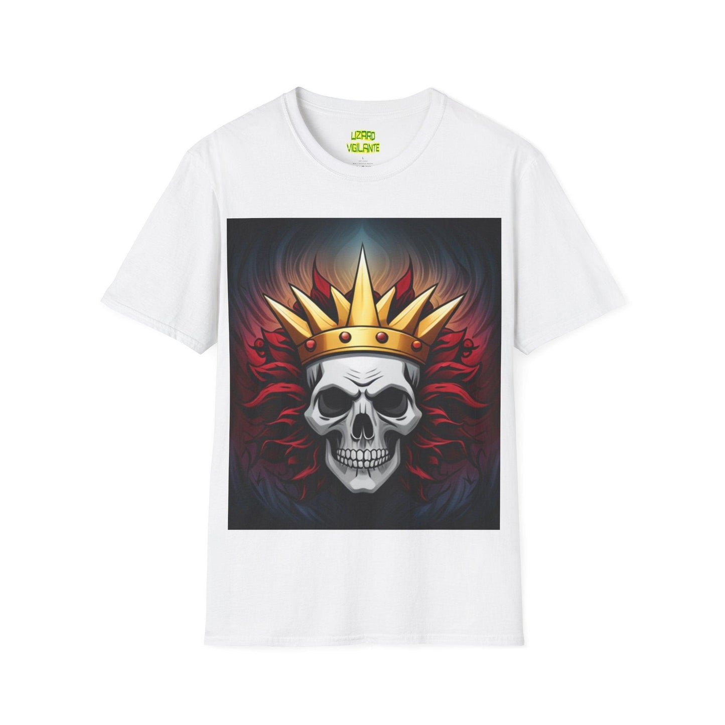 Skeleton King Unisex Softstyle T-Shirt - Lizard Vigilante