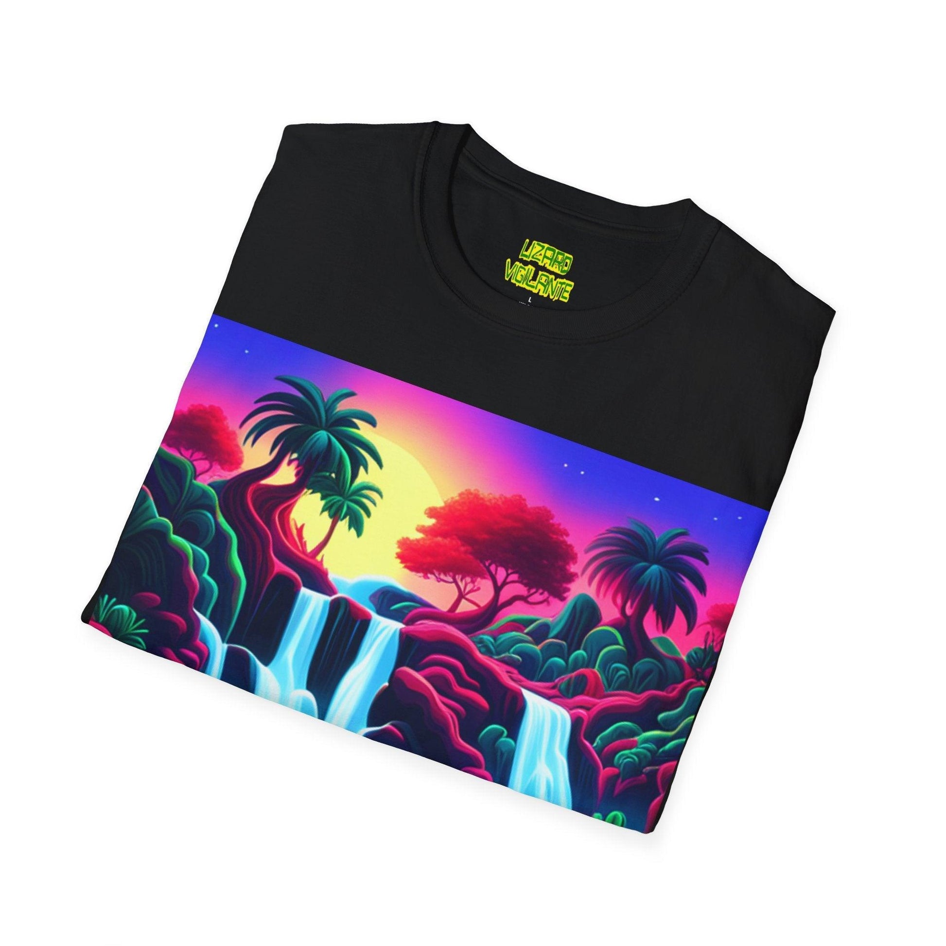 Tropic Topic Unisex Softstyle T-Shirt - Lizard Vigilante