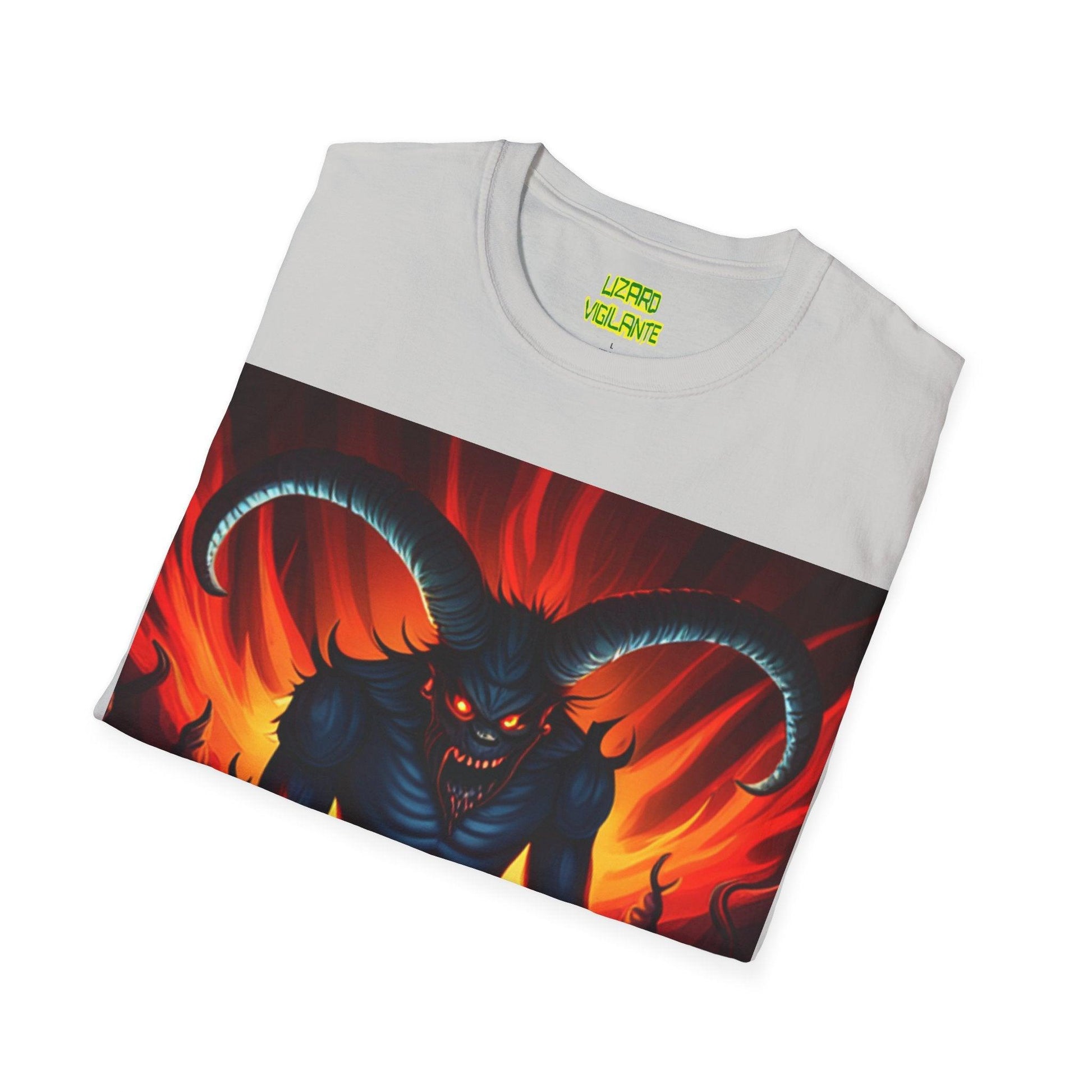 Horny Devil Unisex Softstyle T-Shirt - Lizard Vigilante