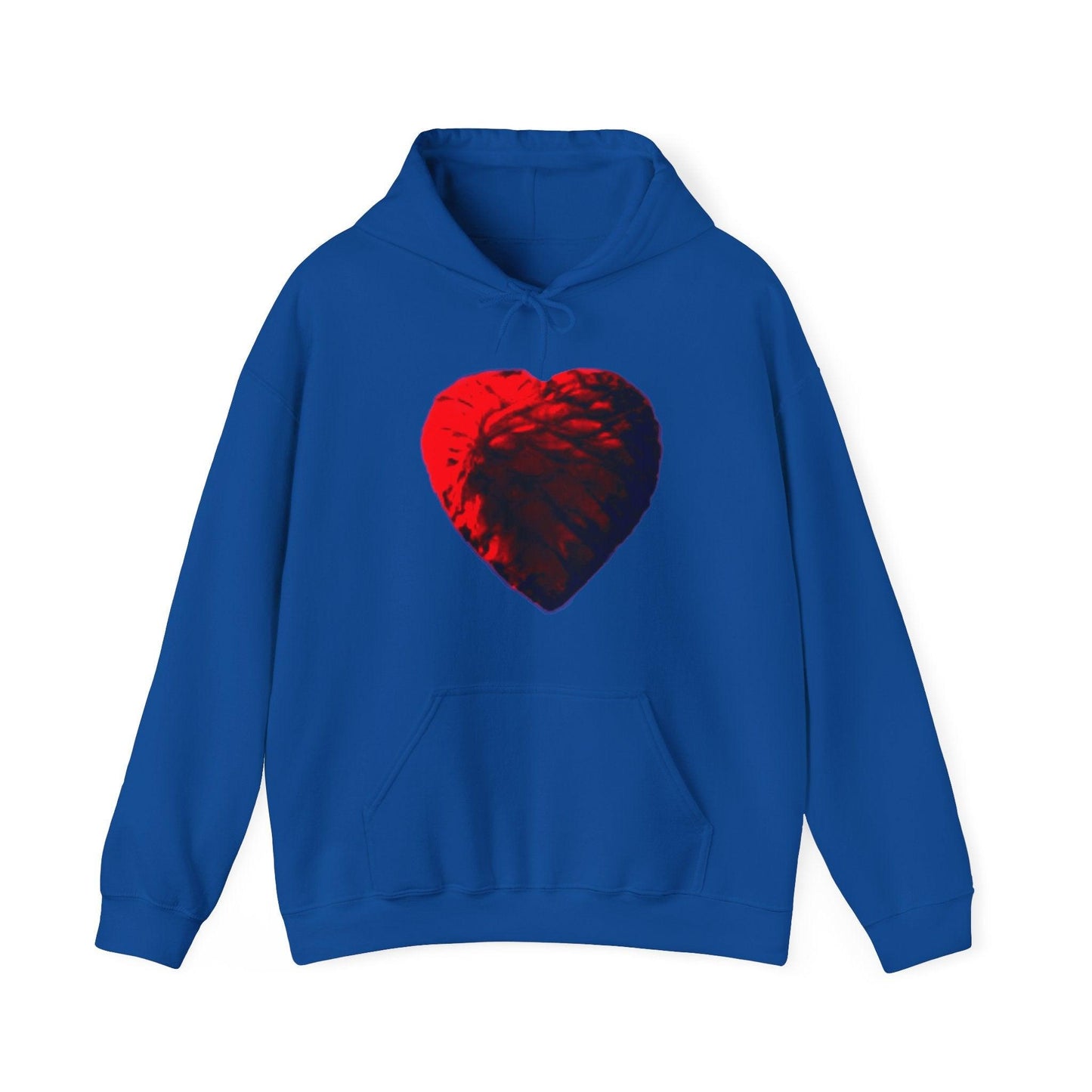 Valentine Heartart Unisex Heavy Blend™ Hooded Sweatshirt - Lizard Vigilante