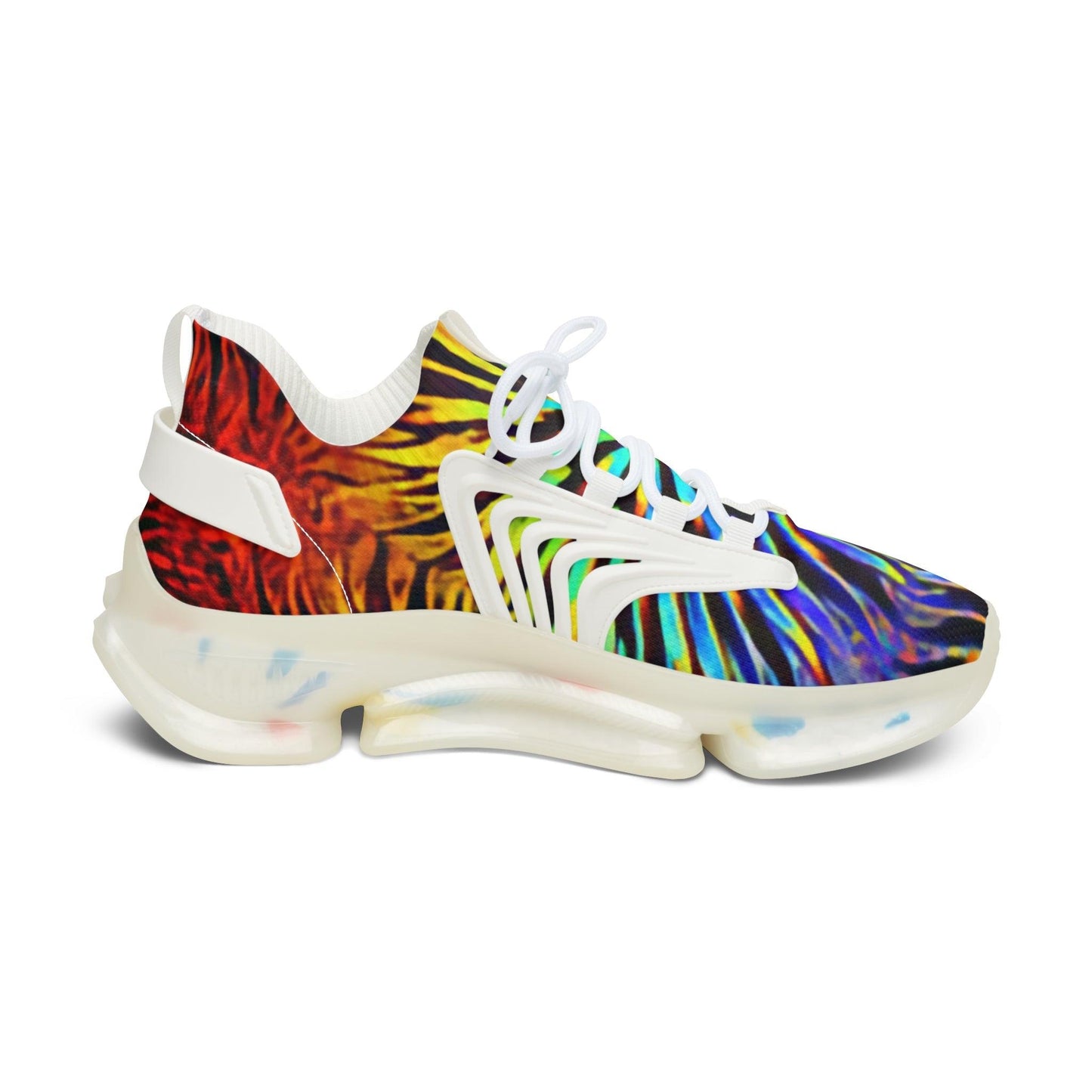 Tie Dyed Women's Mesh Sneakers - Lizard Vigilante