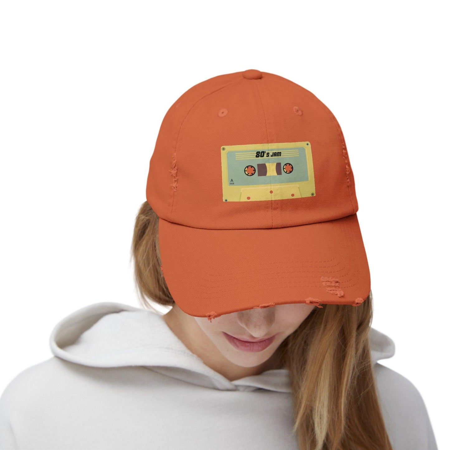 80s Jam Tape Unisex Distressed Cap - Lizard Vigilante