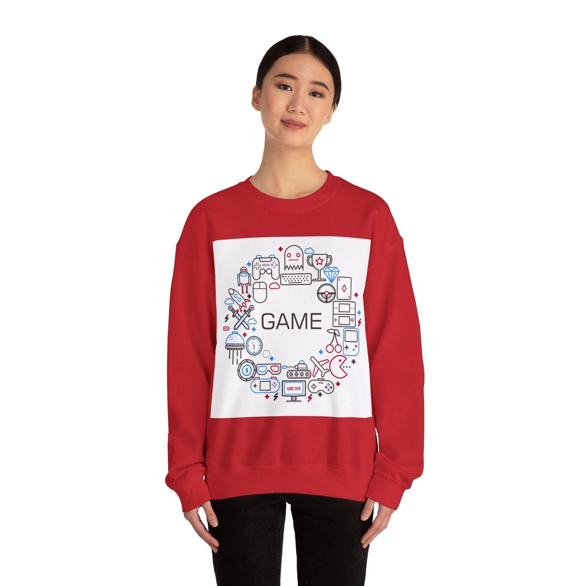 Video Game Unisex Heavy Blend™ Crewneck Sweatshirt - Lizard Vigilante