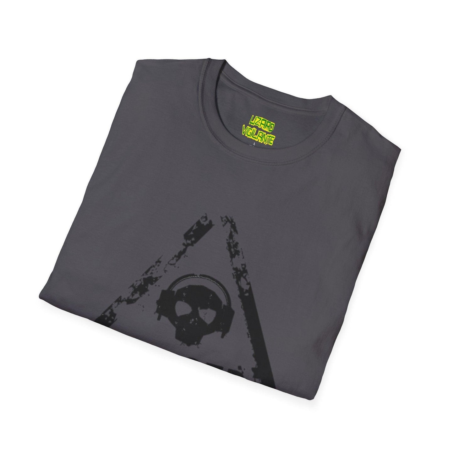 Danger Skull Unisex Softstyle T-Shirt - Lizard Vigilante