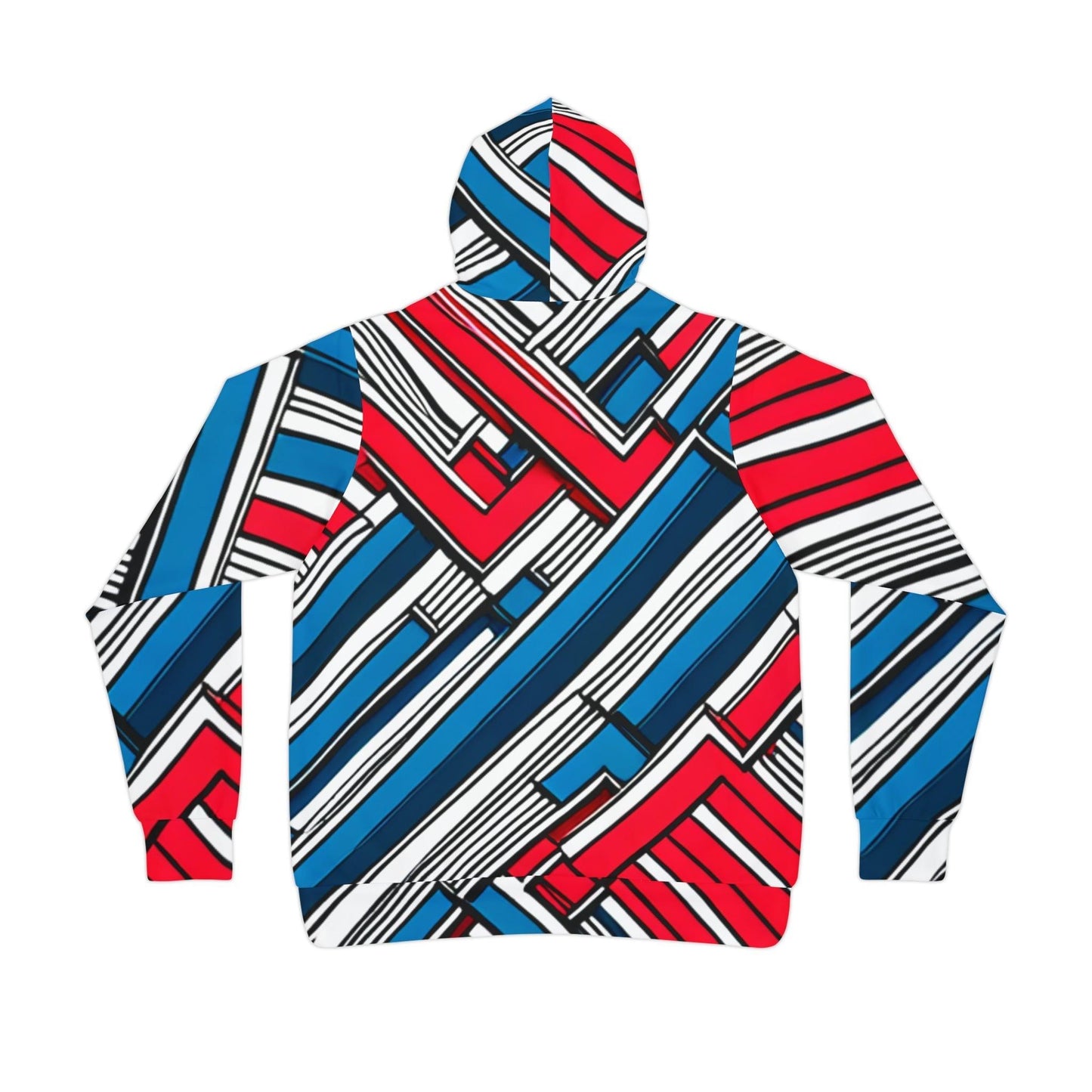 Geometric Patriot Athletic Hoodie - Lizard Vigilante