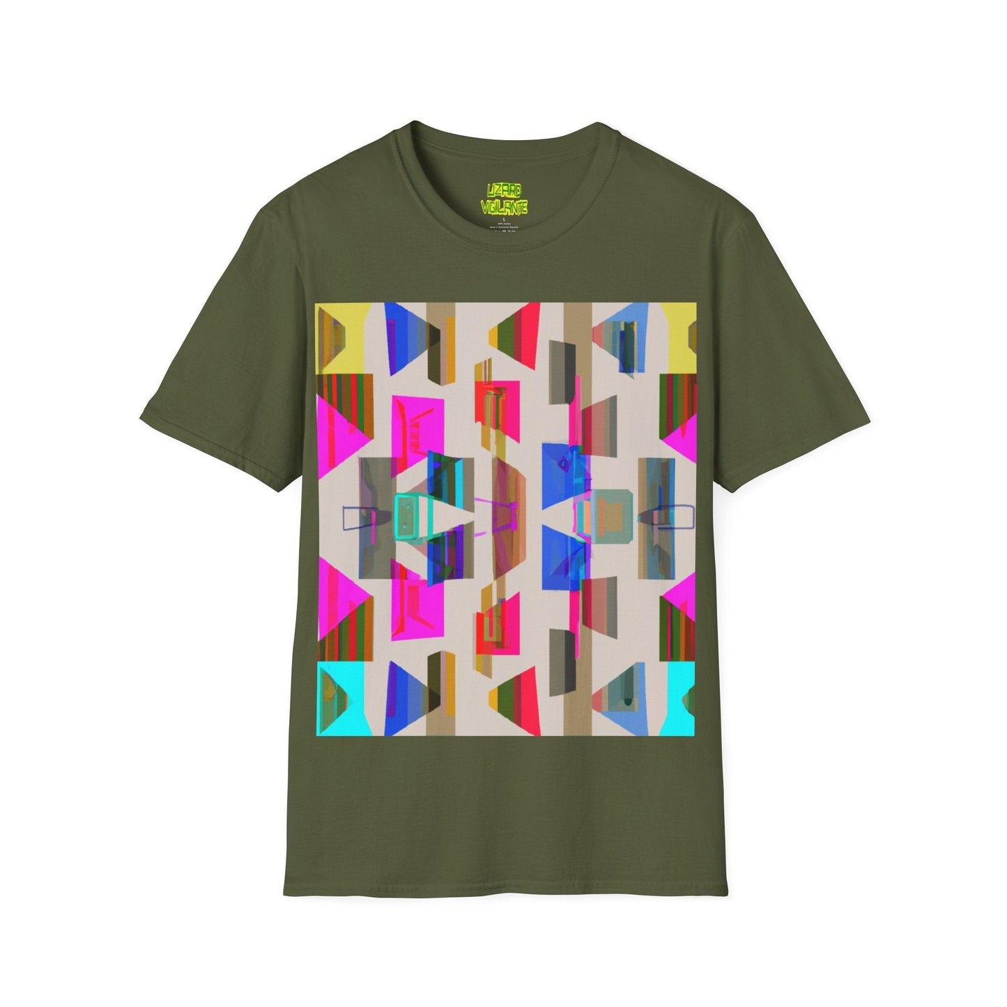 Watercolor Forms Unisex Softstyle T-Shirt - Lizard Vigilante