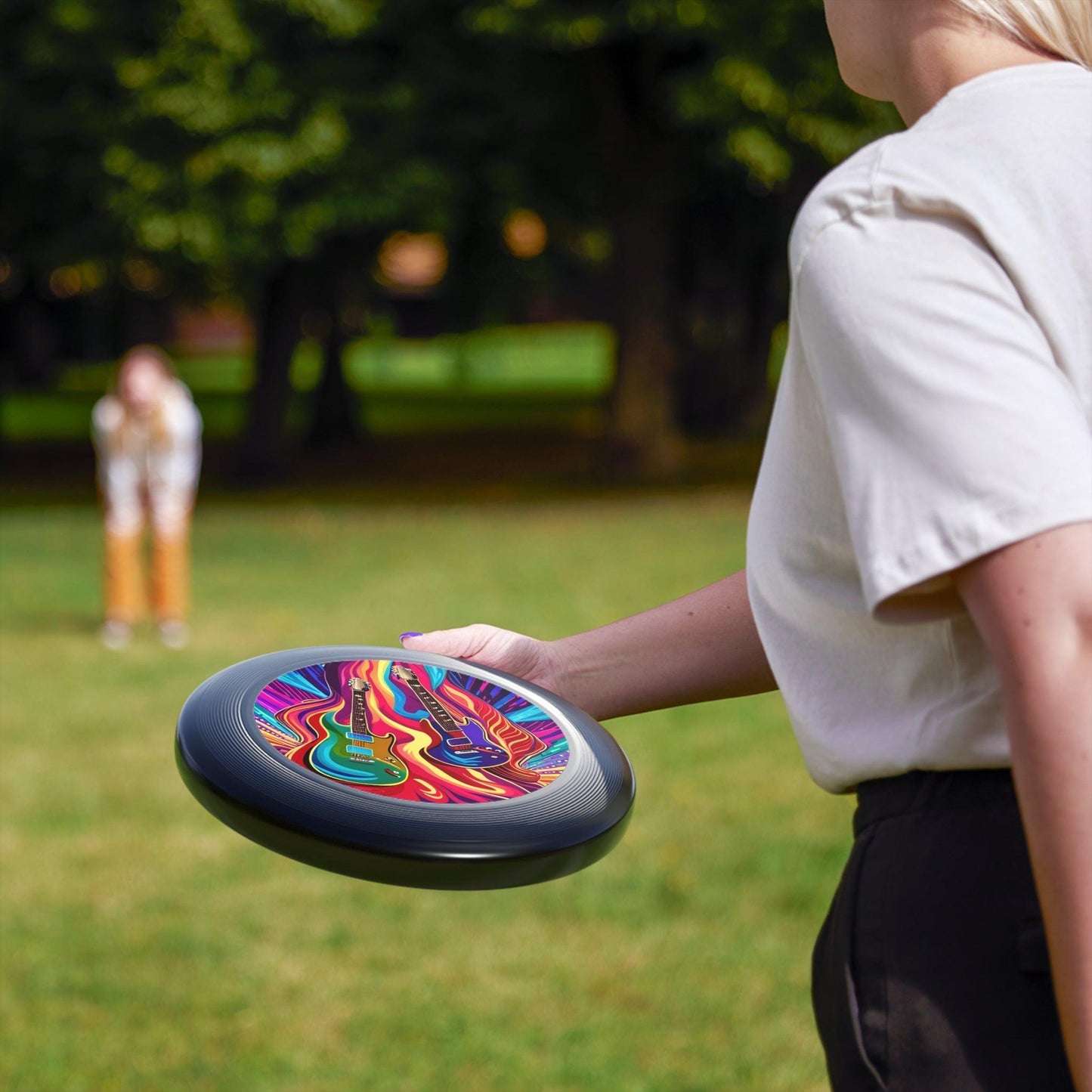 Psychedelic Guitars Wham-O Frisbee - Lizard Vigilante