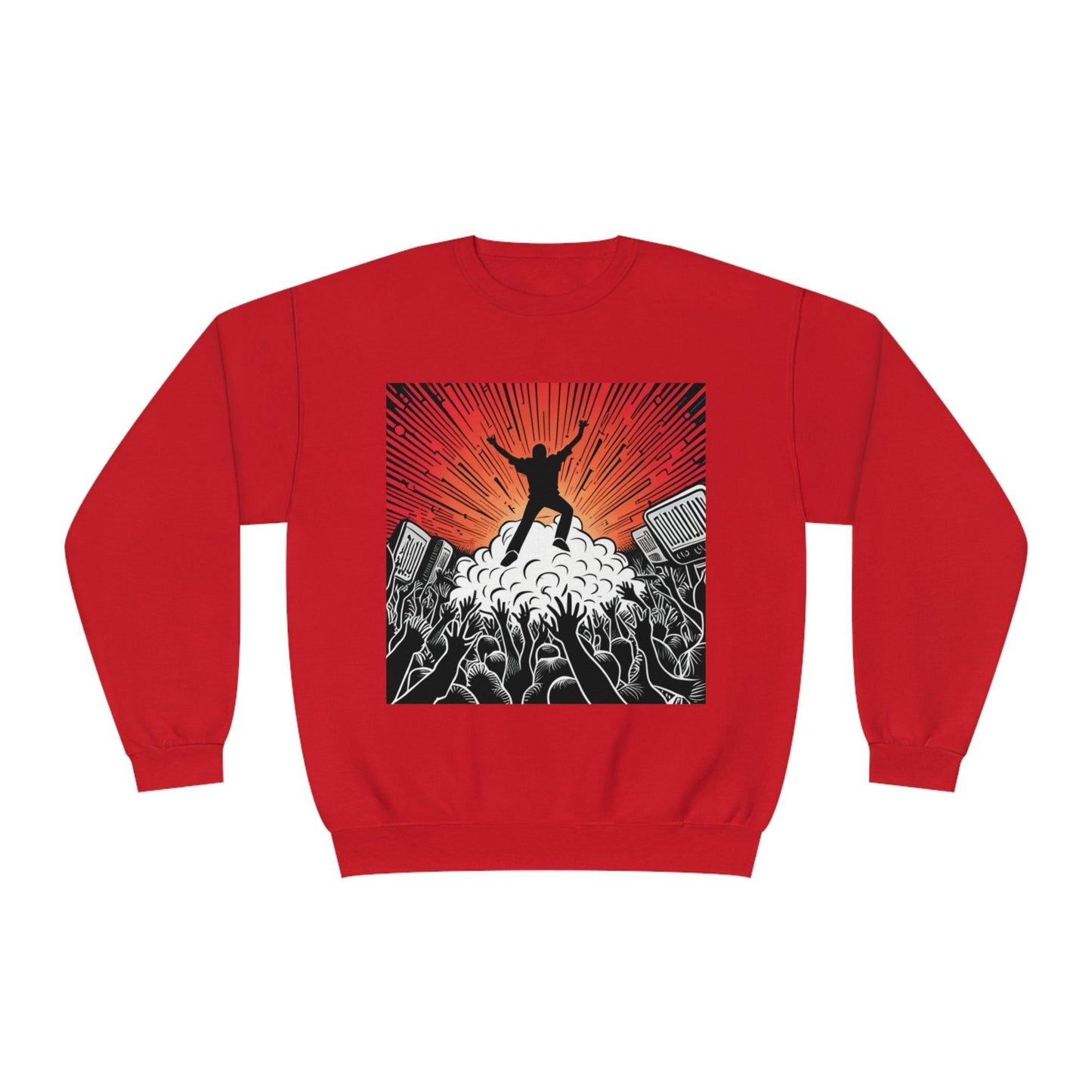 Metal Concert Unisex NuBlend® Crewneck Sweatshirt - Lizard Vigilante