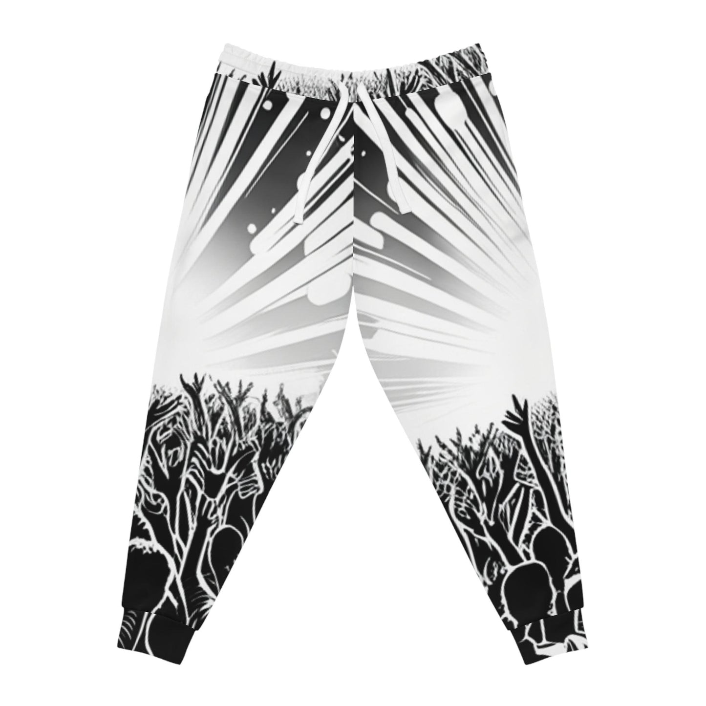 Metal Concert Lighting Athletic Joggers - Lizard Vigilante