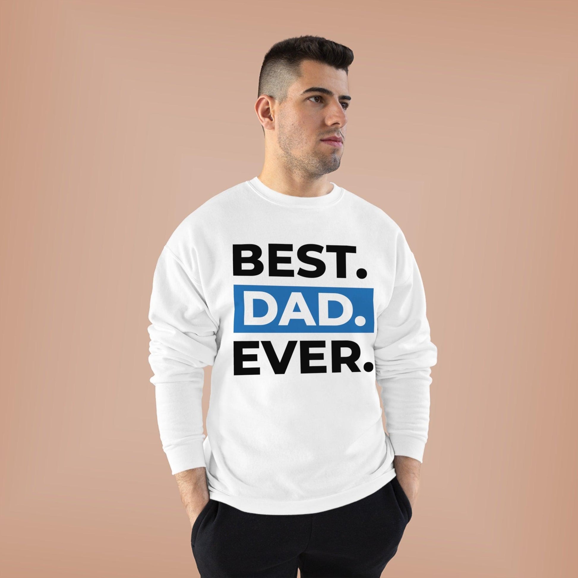 Best. Dad. Ever. Unisex EcoSmart® Crewneck Sweatshirt - Lizard Vigilante