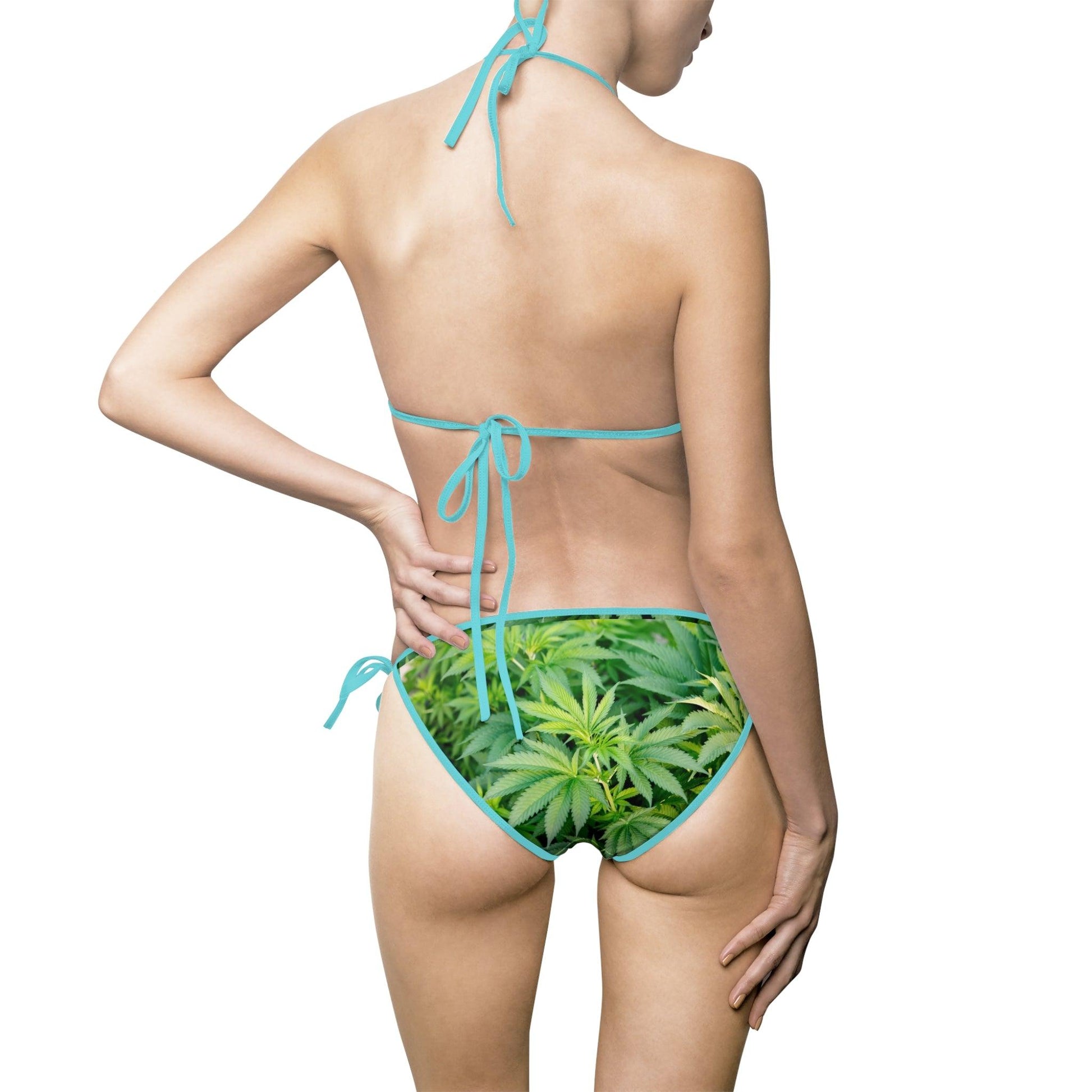 Doobie Weed Women's Bikini Swimsuit - Lizard Vigilante