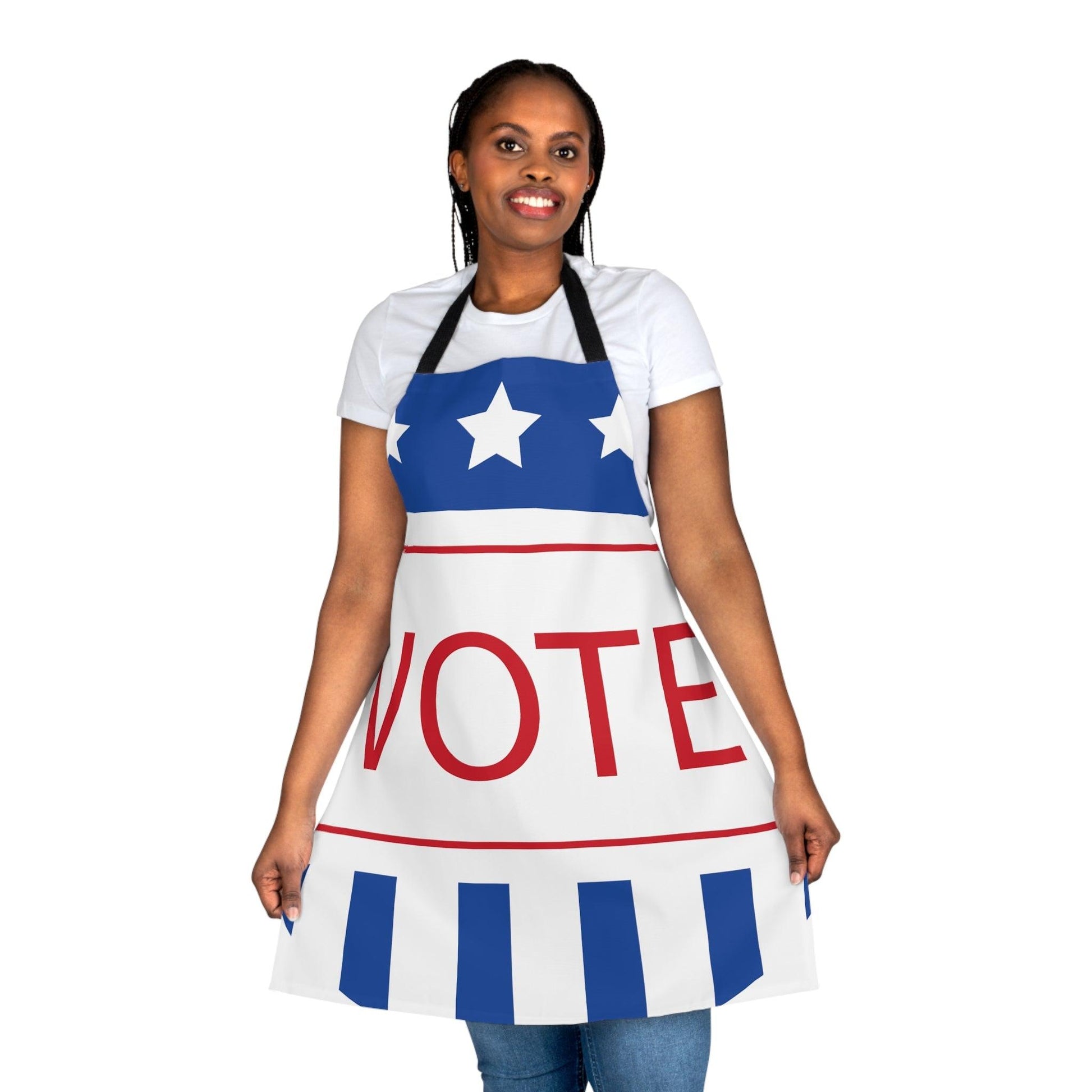 VOTE Chef's Apron in American Colors - Premium Apron from Printify - Just $34.99! Shop now at Lizard Vigilante