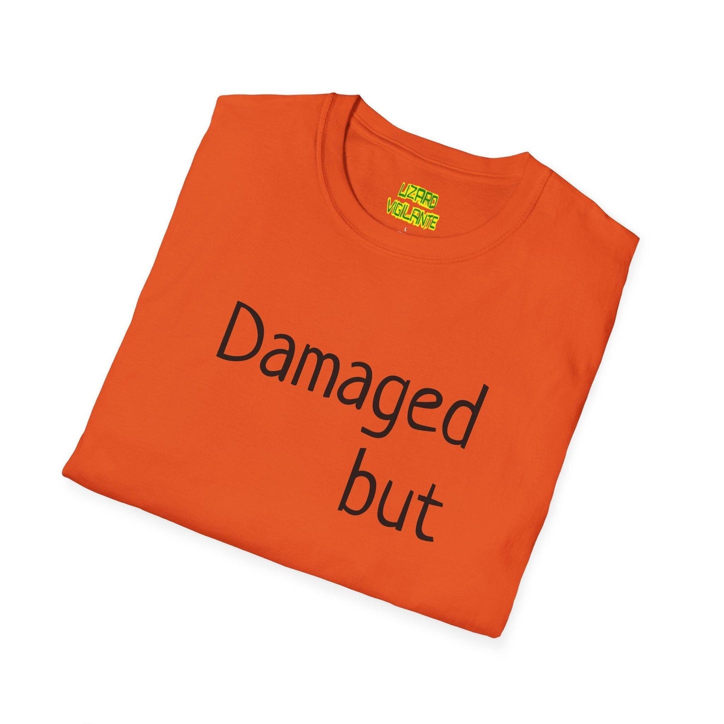 Damaged but doable. Unisex Softstyle T-Shirt - Lizard Vigilante