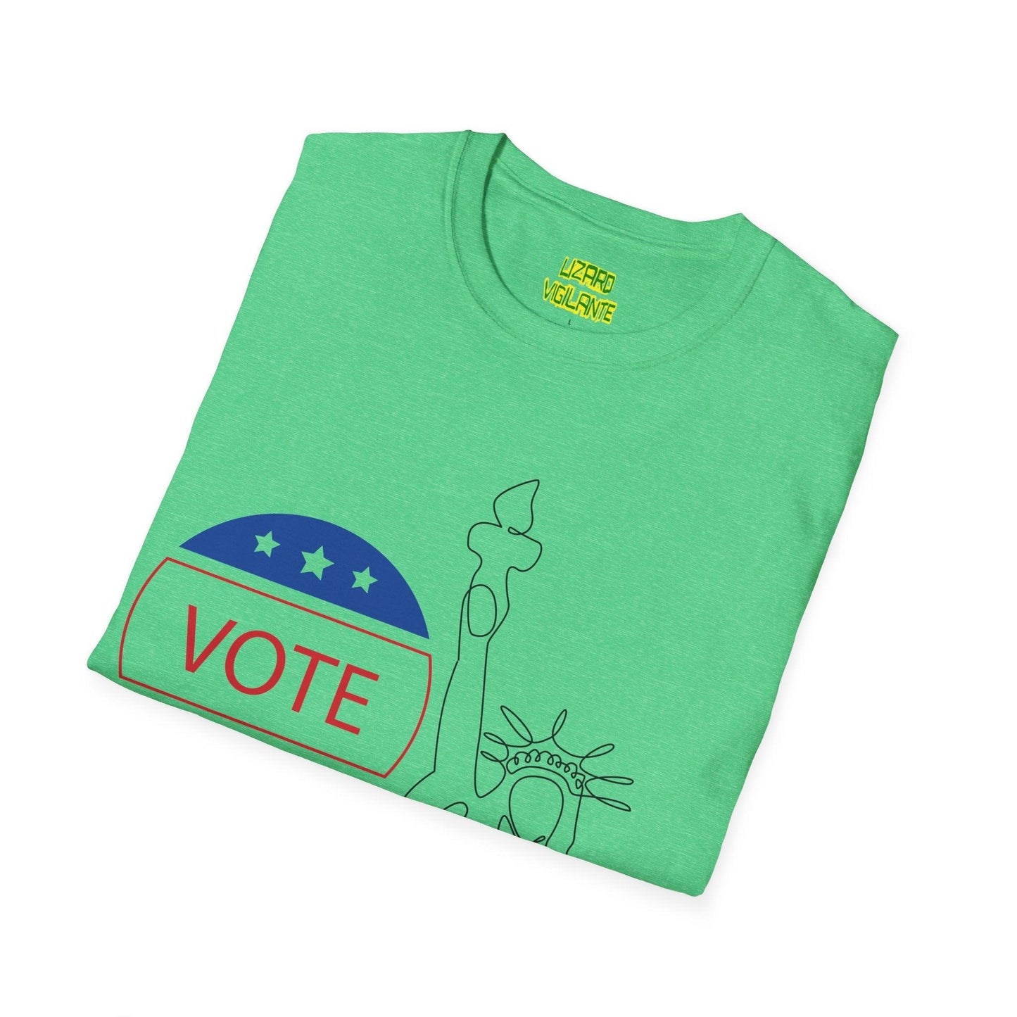 VOTE Liberty Unisex Softstyle T-Shirt - Lizard Vigilante