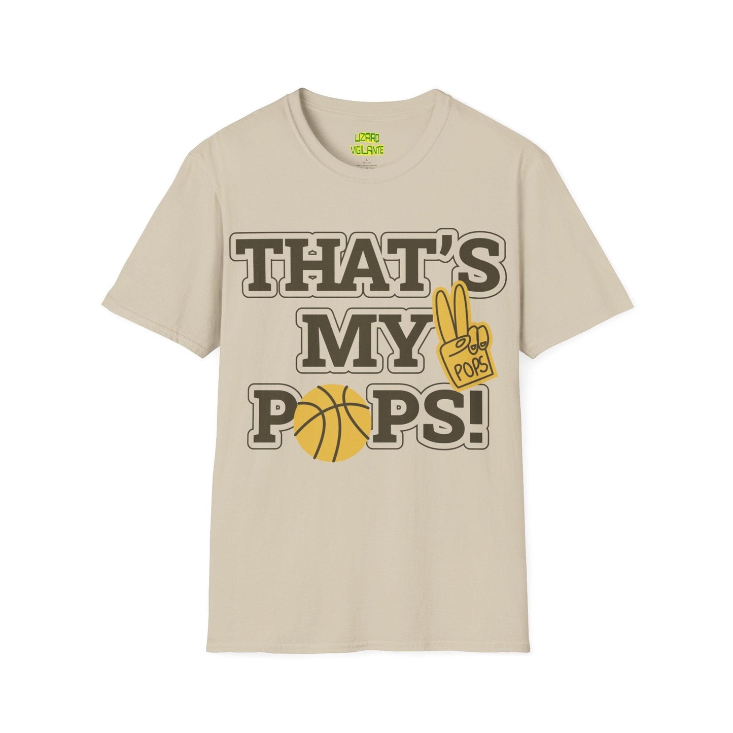 That's My Pops Unisex Softstyle T-Shirt - Lizard Vigilante