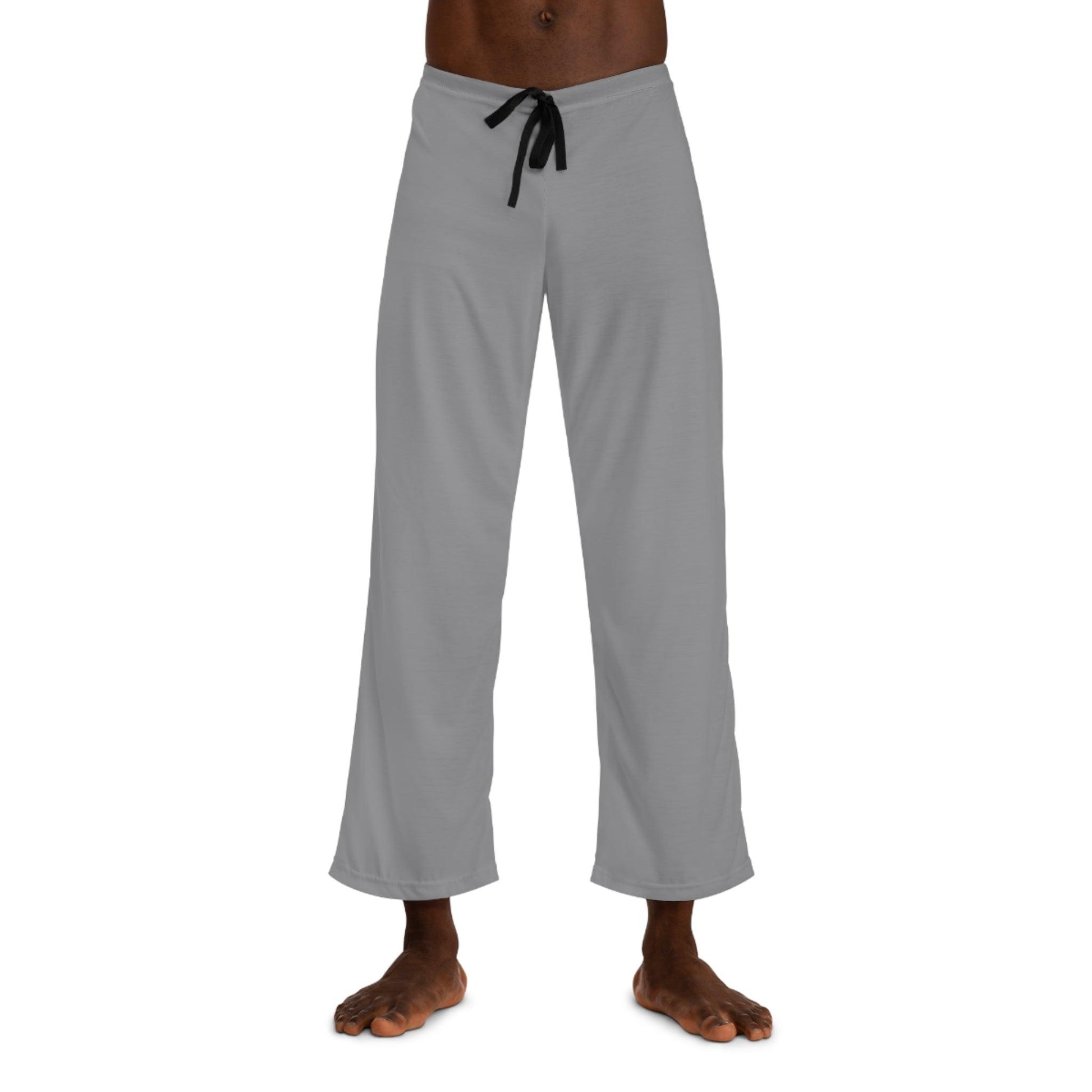 Men's Pajama Pants - Gray - Lizard Vigilante