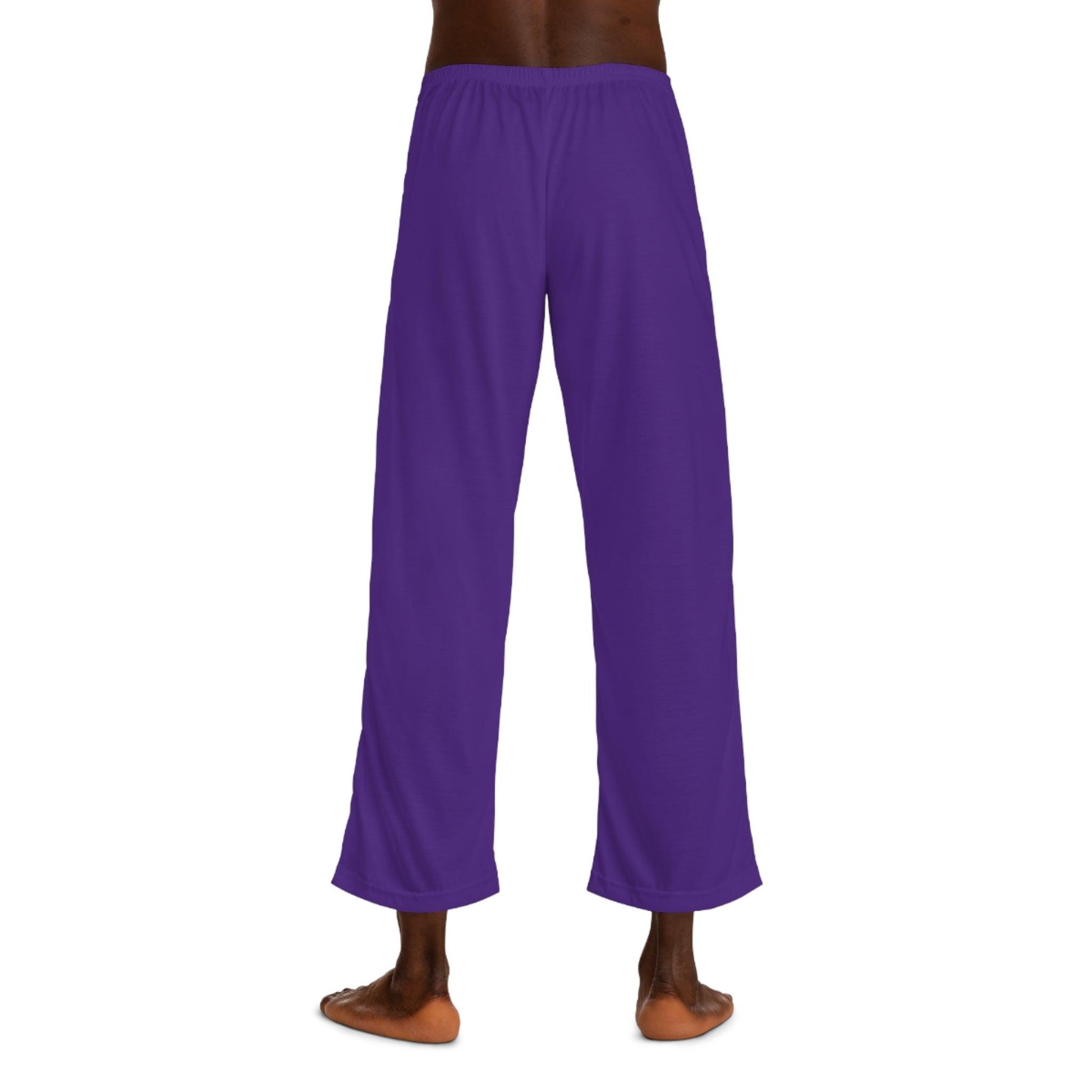 Men's Pajama Pants - Purple - Lizard Vigilante