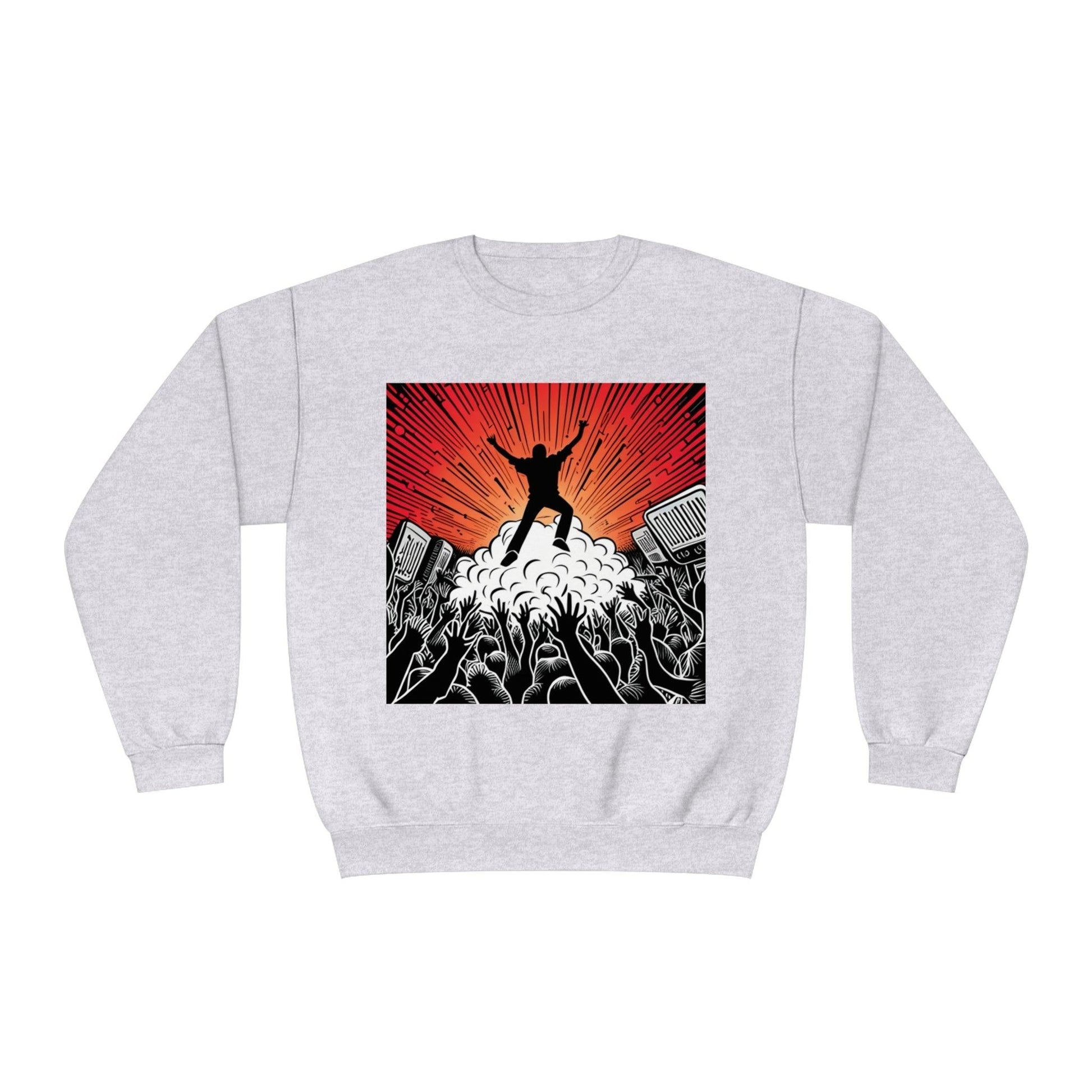 Metal Concert Unisex NuBlend® Crewneck Sweatshirt - Lizard Vigilante