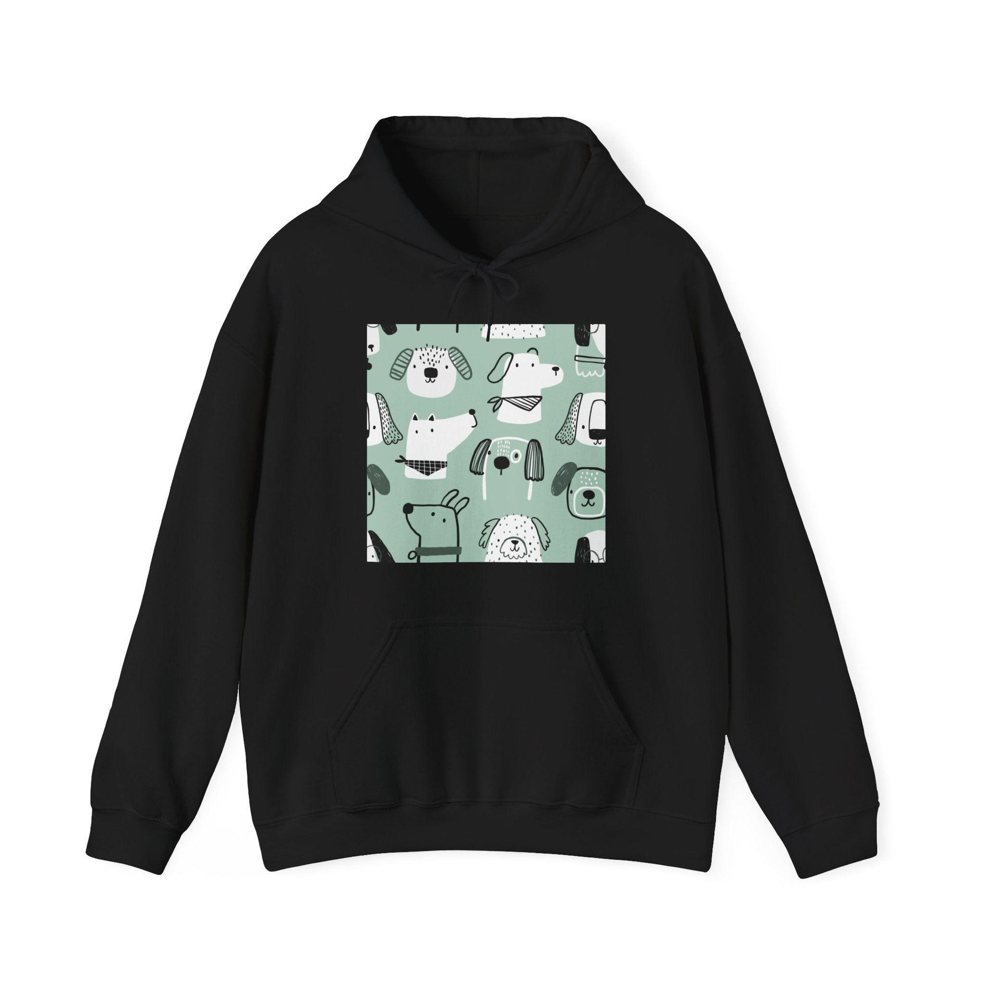 Illustrated Doggers Unisex Heavy Blend™ Hooded Sweatshirt - Premium Hoodie from Printify - Just $37.34! Shop now at Lizard Vigilante