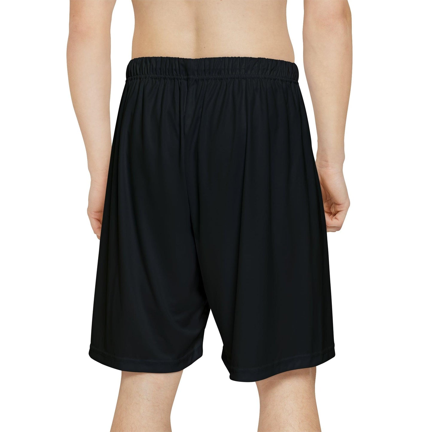 Lizard Vigilante Logo Men’s Sports Shorts (AOP) - Lizard Vigilante