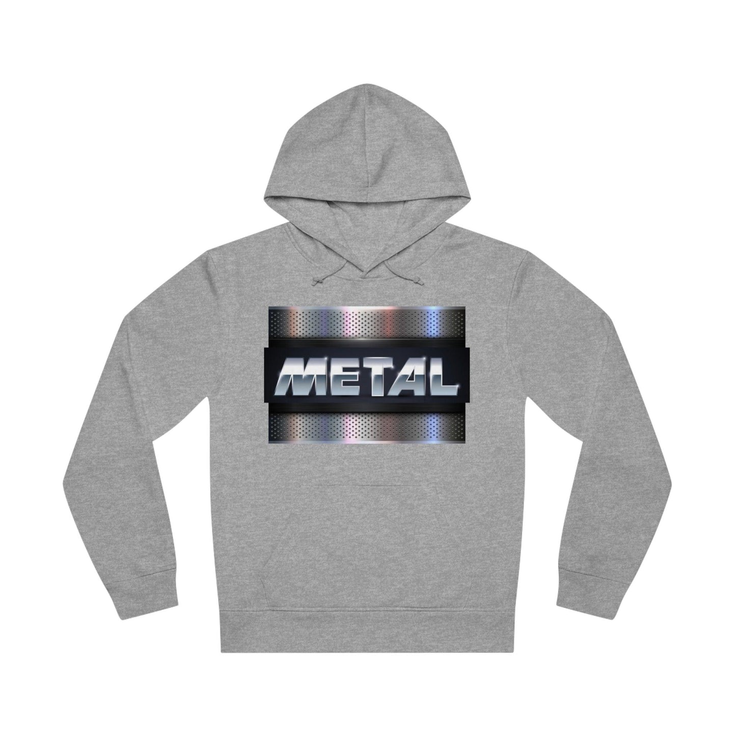 Metal Plate Unisex Drummer Hoodie - Lizard Vigilante