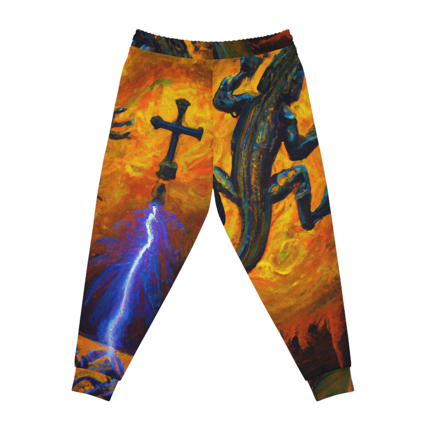 Lizard Vigilante Origins Athletic Joggers - Lizard Vigilante